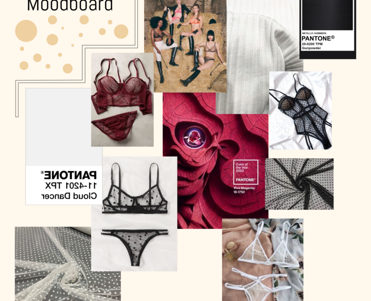 Fashion  иллюстрация и технический рисунок нижнего белья — Брендинг, Иллюстрация на Dprofile