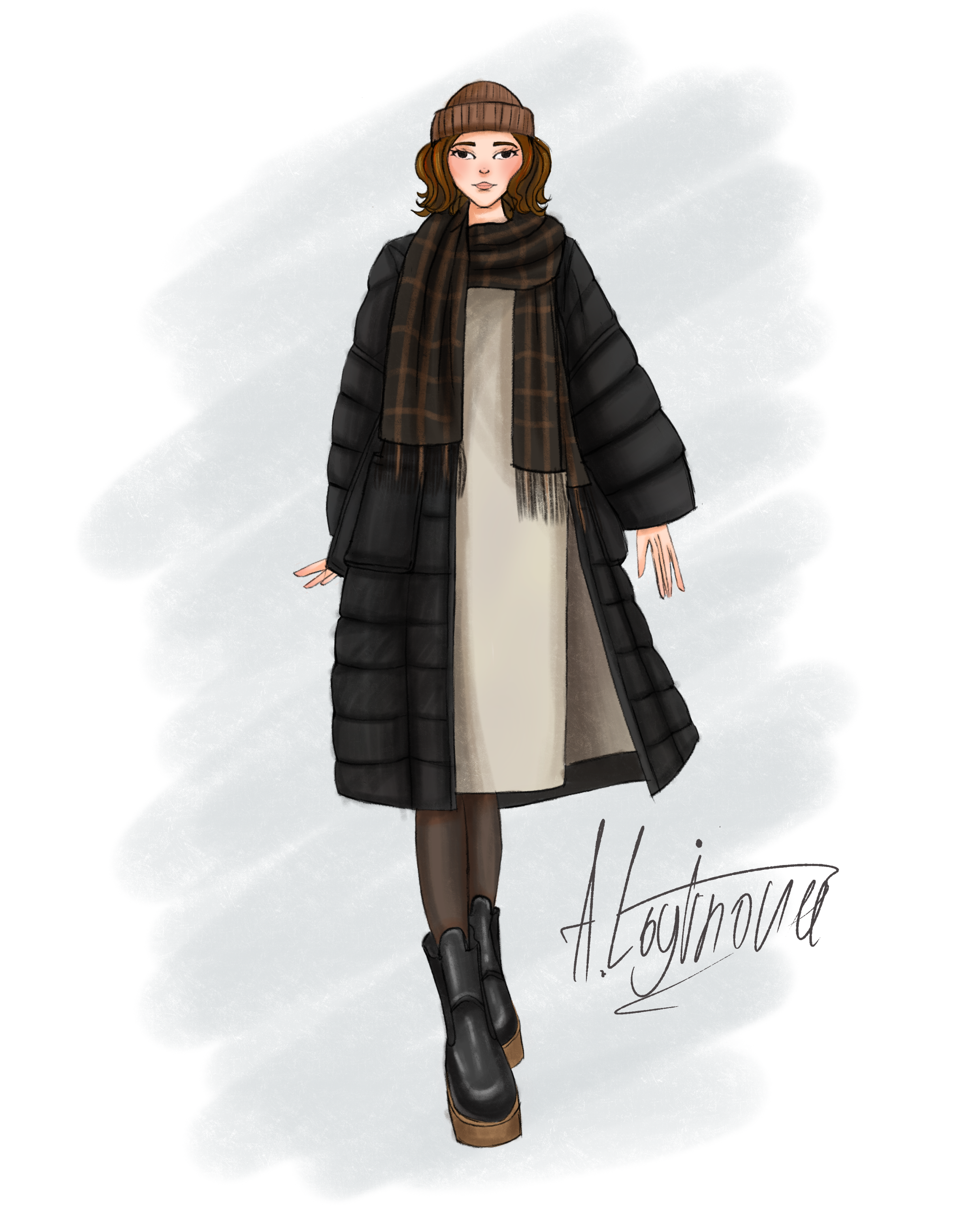 Fashion sketch — Изображение №1 — Брендинг, Иллюстрация на Dprofile