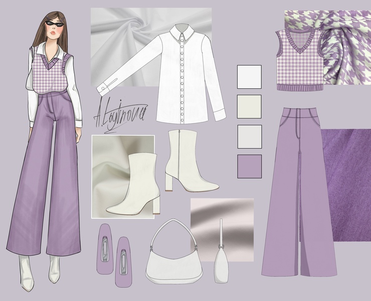 Технический рисунок (одежда) — Брендинг, Иллюстрация на Dprofile