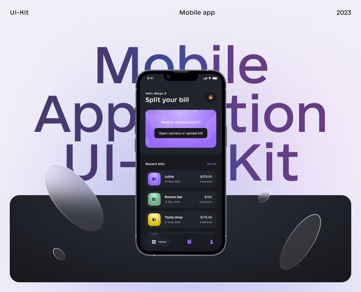 Split the Bill UI-Kit — Интерфейсы на Dprofile