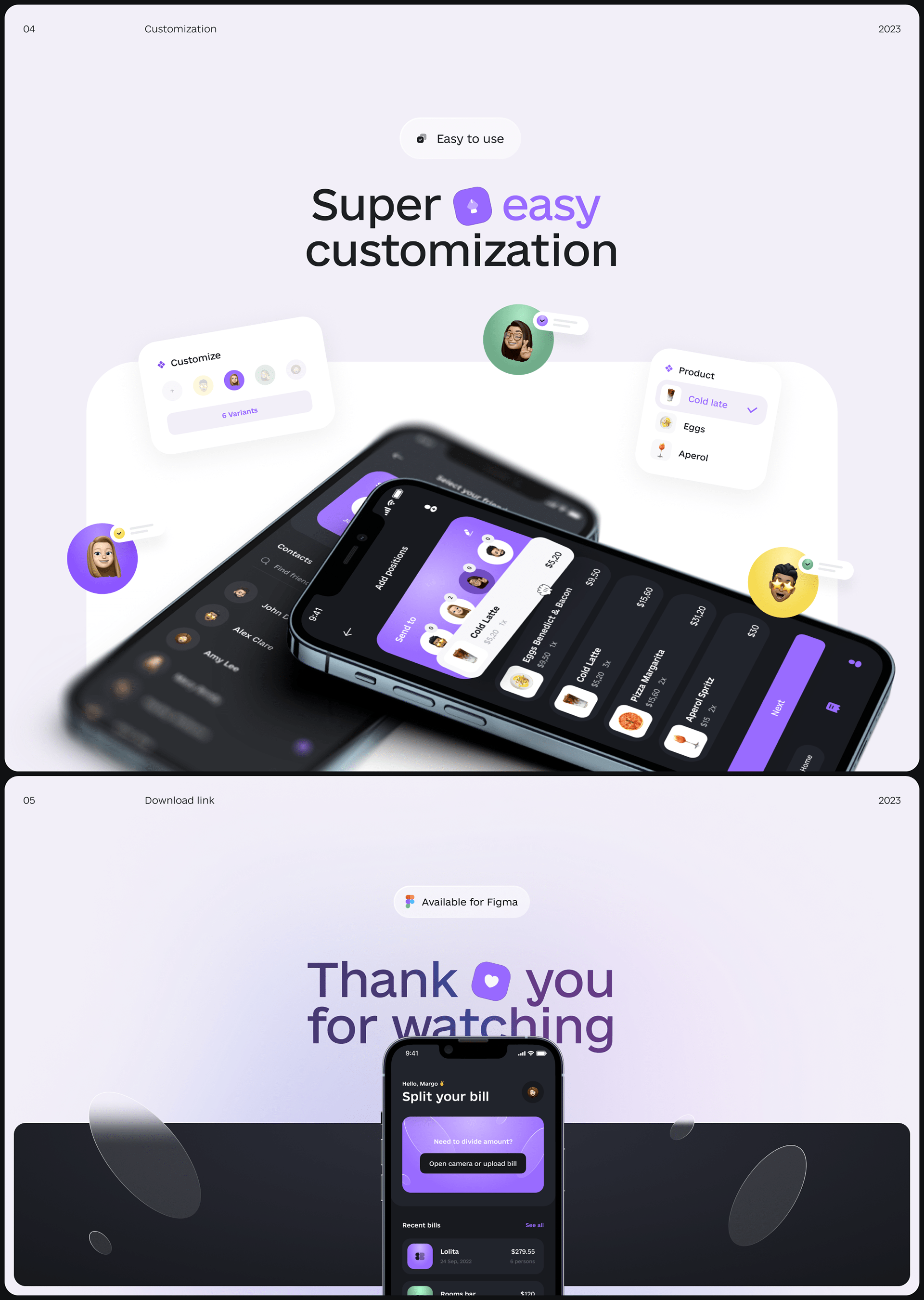 Split the Bill UI-Kit — Изображение №5 — Интерфейсы на Dprofile