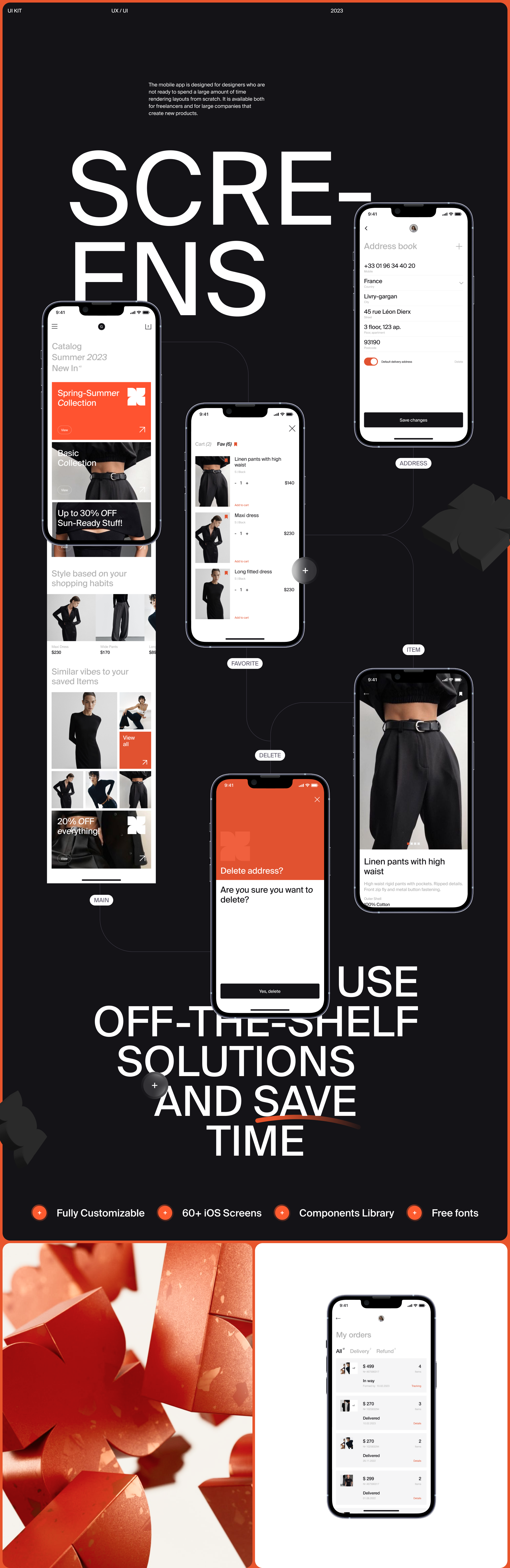 Gate. Mobile App UI-Kit — Изображение №3 — Интерфейсы на Dprofile