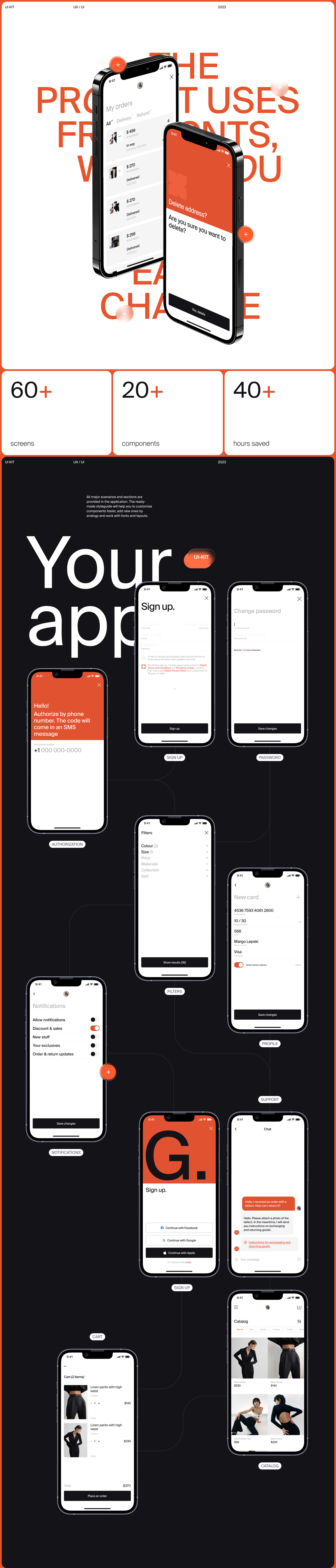 Gate. Mobile App UI-Kit — Изображение №4 — Интерфейсы на Dprofile