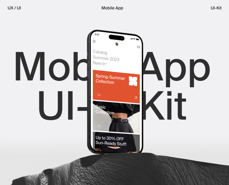 Gate. Mobile App UI-Kit — Интерфейсы на Dprofile