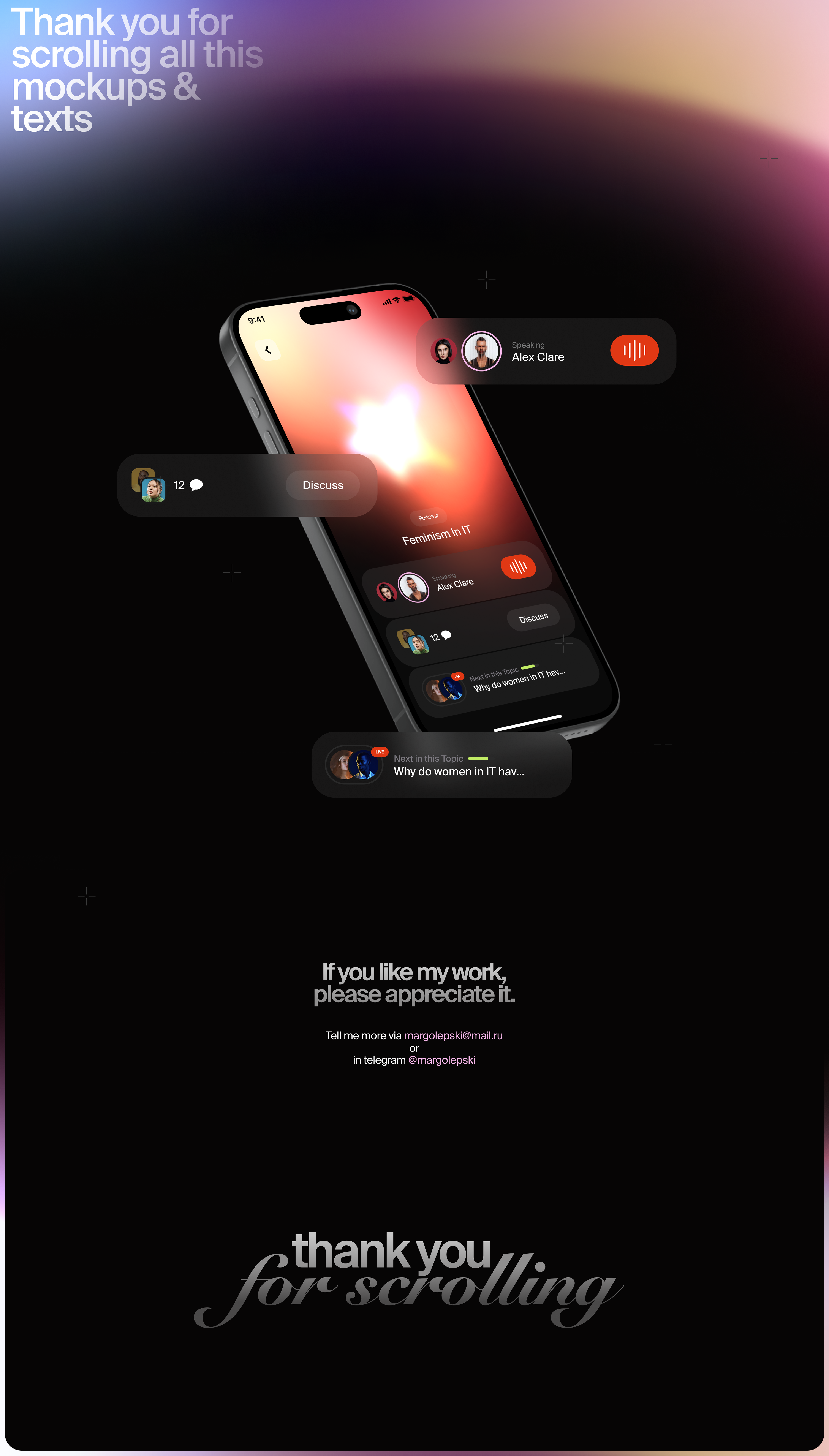 MOOUN | music app | UX/UI — Изображение №7 — Интерфейсы на Dprofile