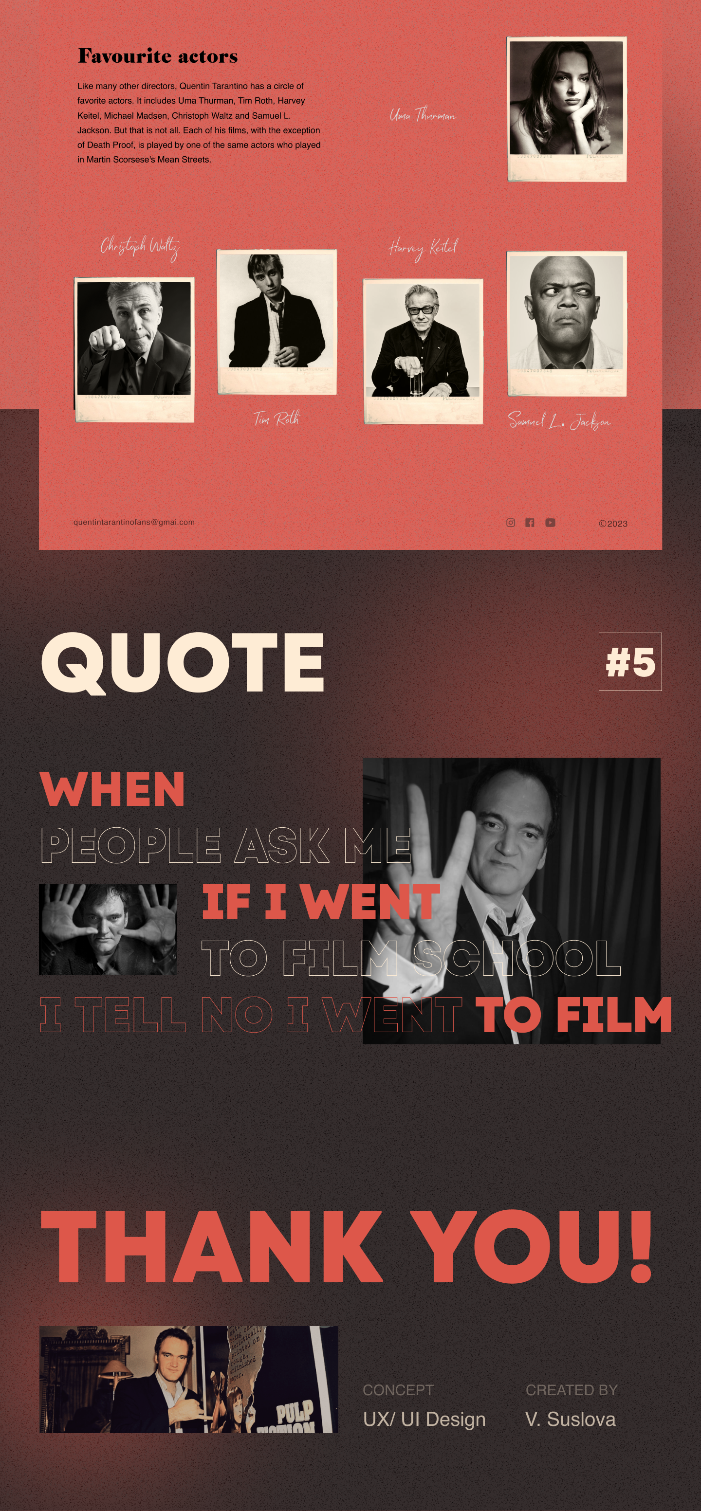 Quentin Tarantino. Directing style — Изображение №4 — Интерфейсы на Dprofile