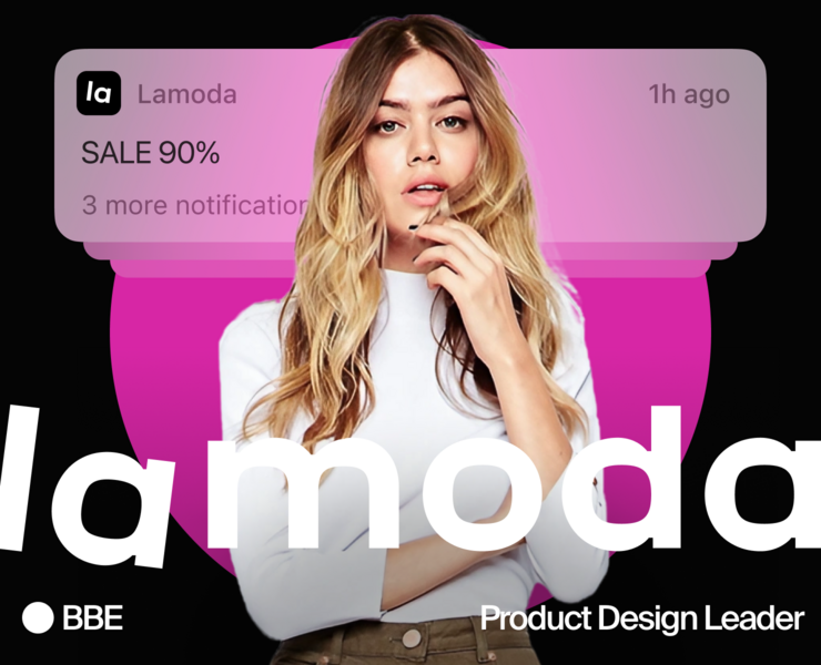 ● BBE - Product Design Lead. Lamoda - Push notification — Интерфейсы на Dprofile