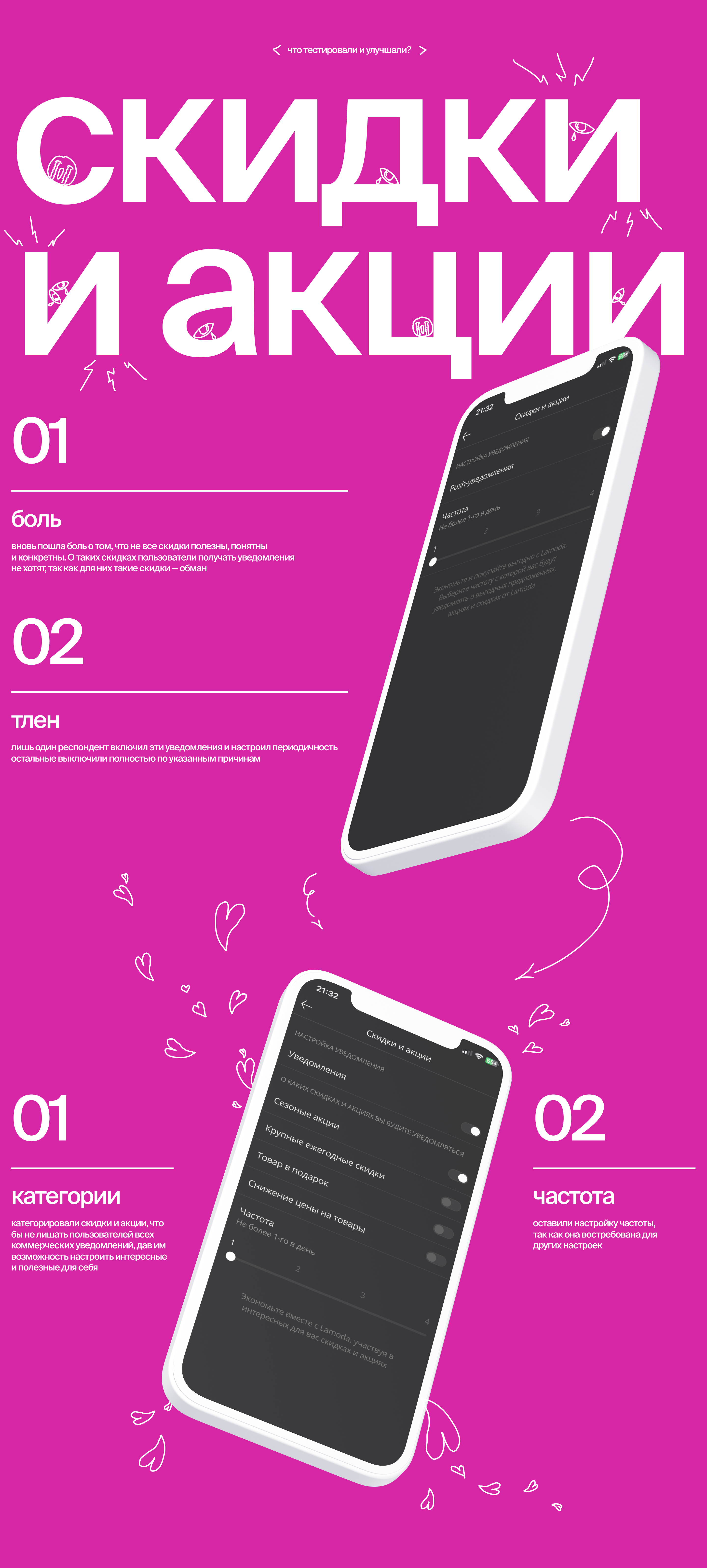 ● BBE - Product Design Lead. Lamoda - Push notification — Изображение №24 — Интерфейсы на Dprofile