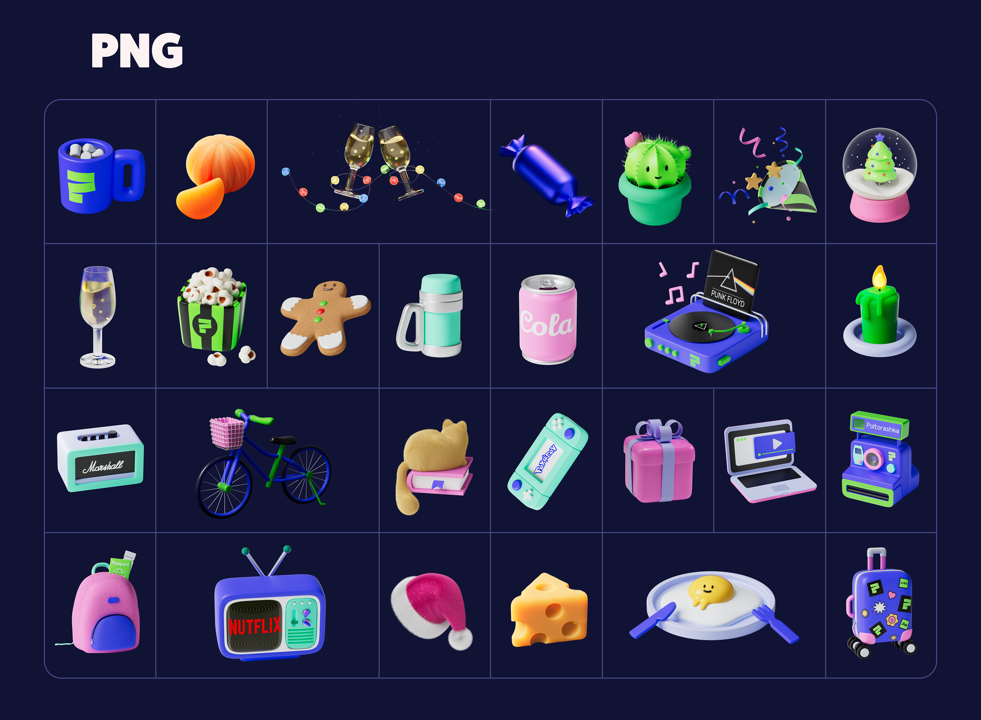 FREE 3D New Year Collection — Изображение №8 — Иллюстрация, Анимация на Dprofile