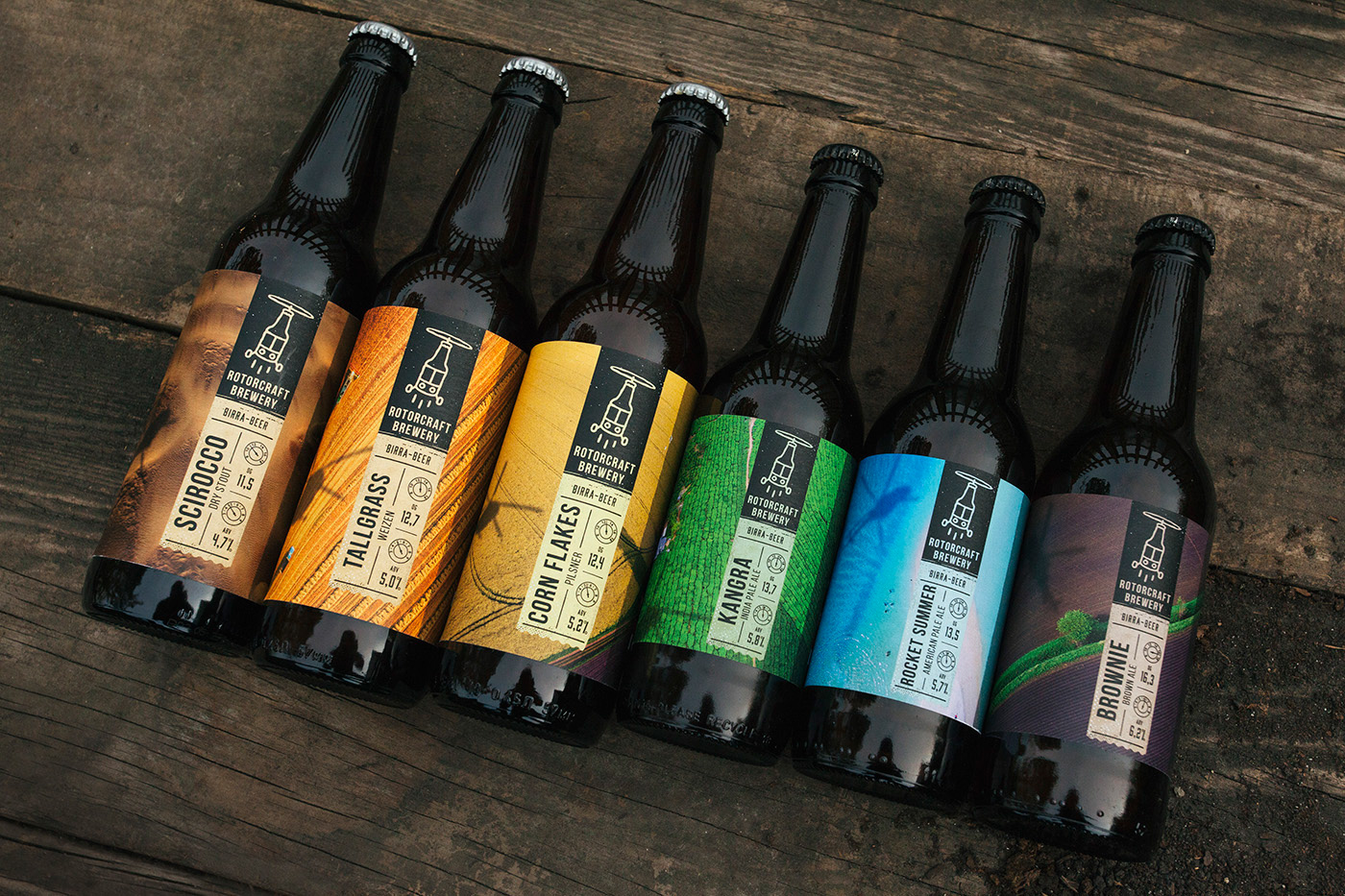 Серия этикеток для пивоварни Rotorcraft Brewery, Италия — Изображение №27 — Брендинг на Dprofile
