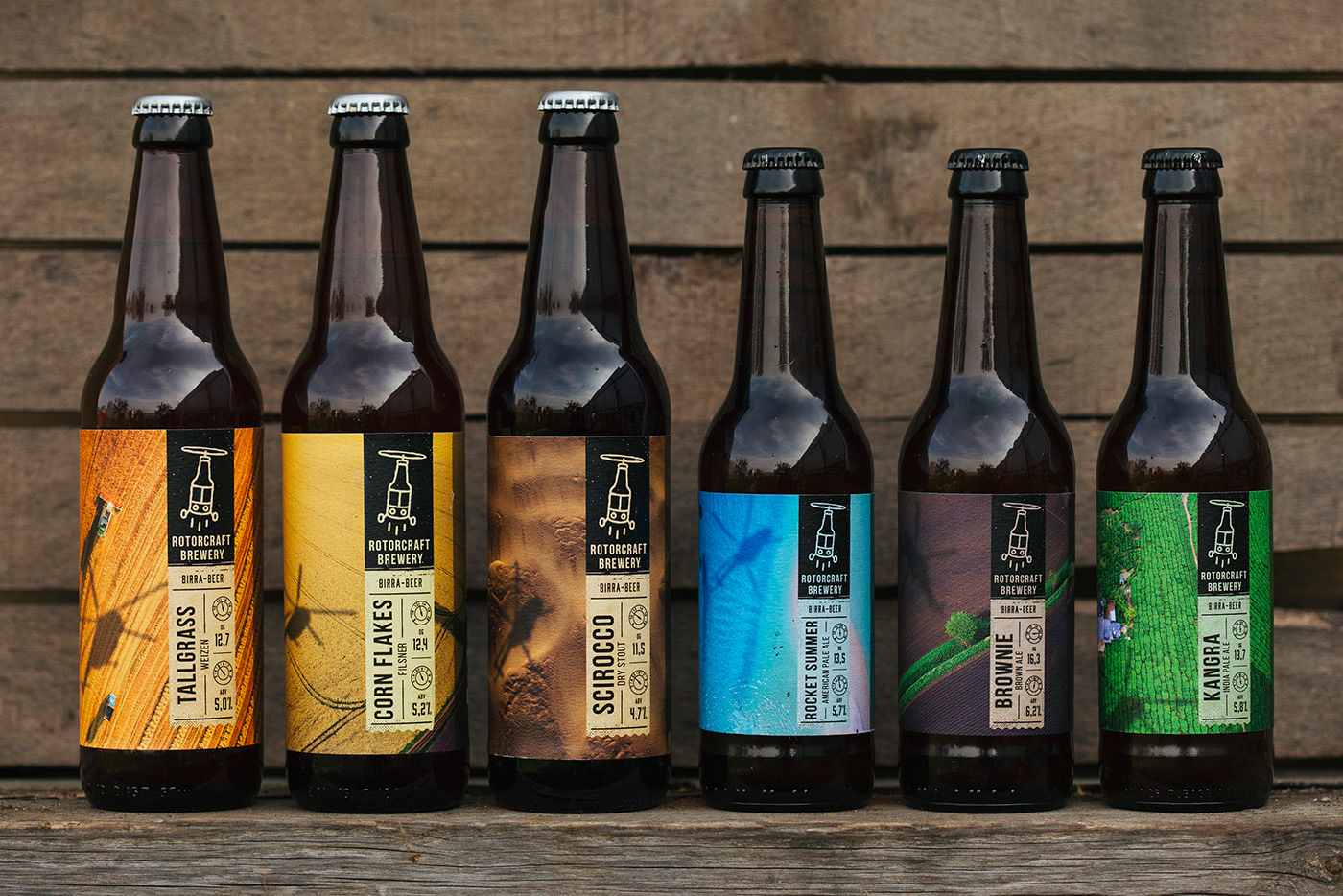 Серия этикеток для пивоварни Rotorcraft Brewery, Италия — Изображение №32 — Брендинг на Dprofile