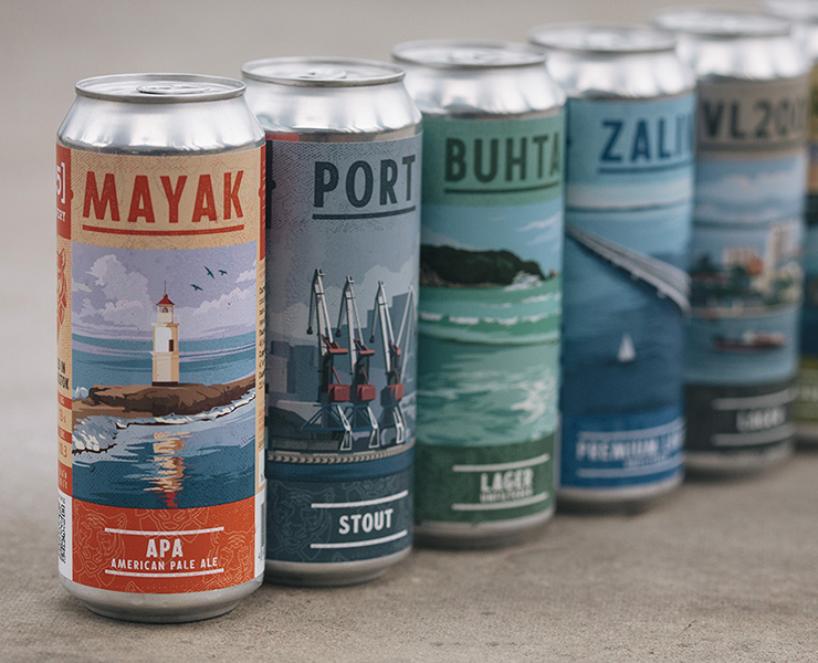 Бренд и серия этикеток пивоварни «25 Brewery» — Брендинг на Dprofile
