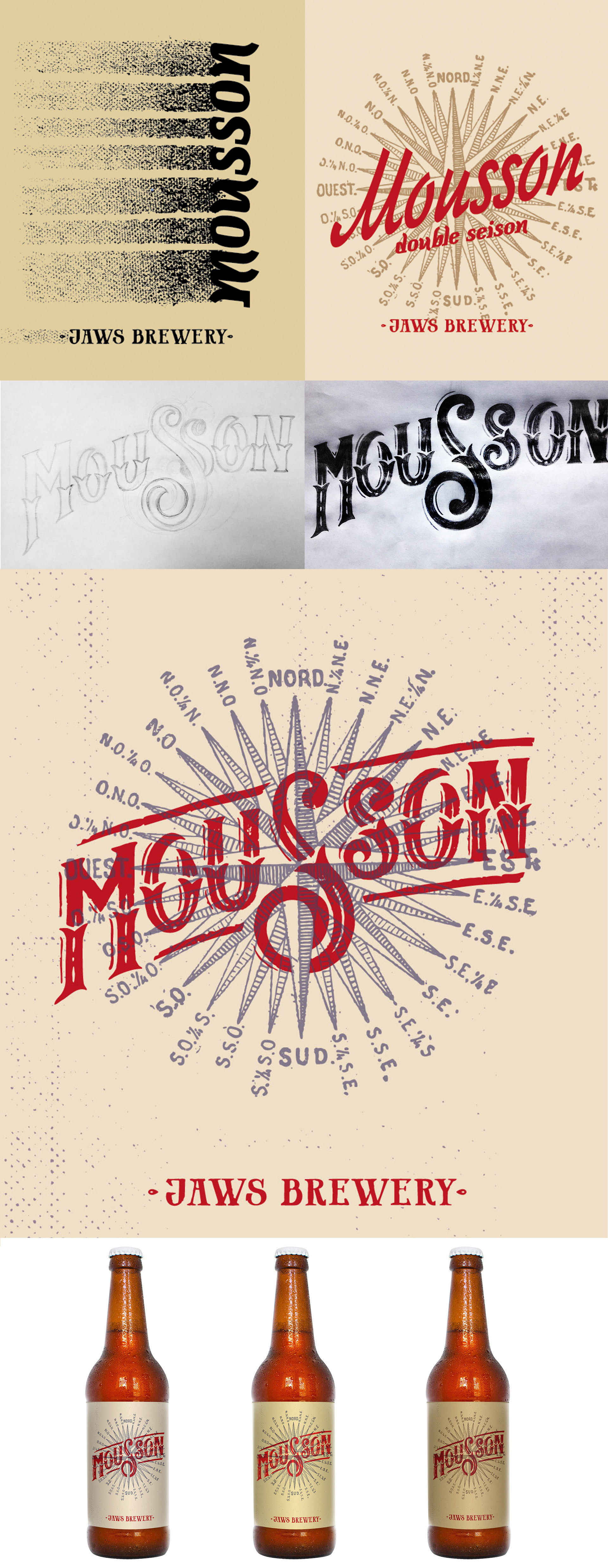 Дизайн пивной этикетки «Mousson» от Jaws Brewery — Изображение №2 — Брендинг на Dprofile