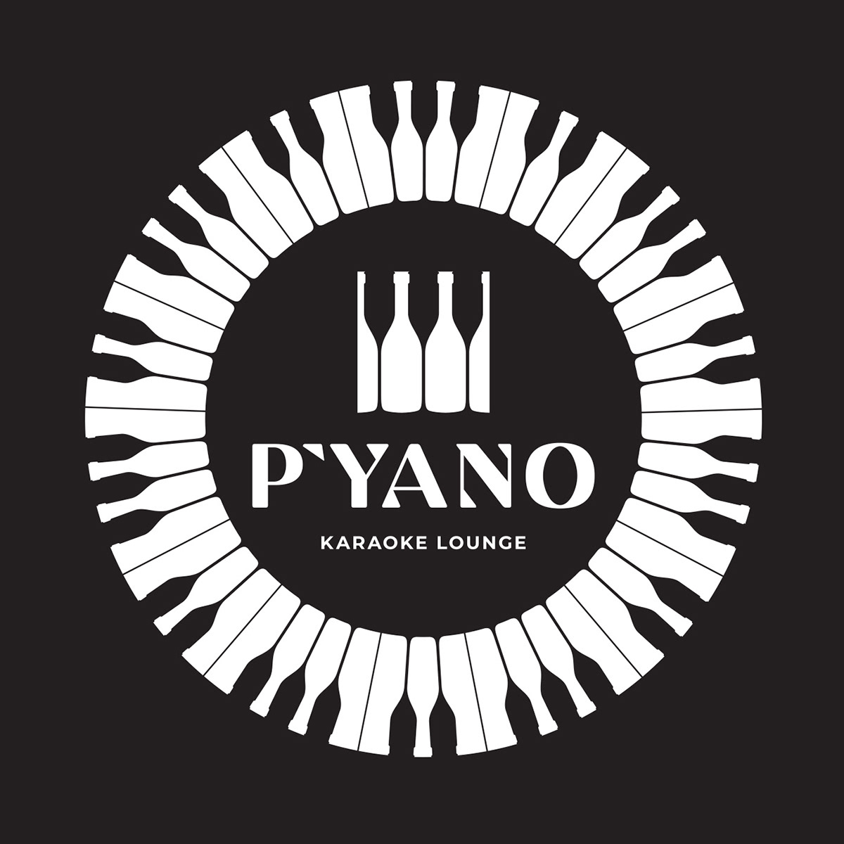 Разработка логотипа P’YANO Караоке Lounge, г. Екатеринбург — Изображение №5 — Брендинг на Dprofile