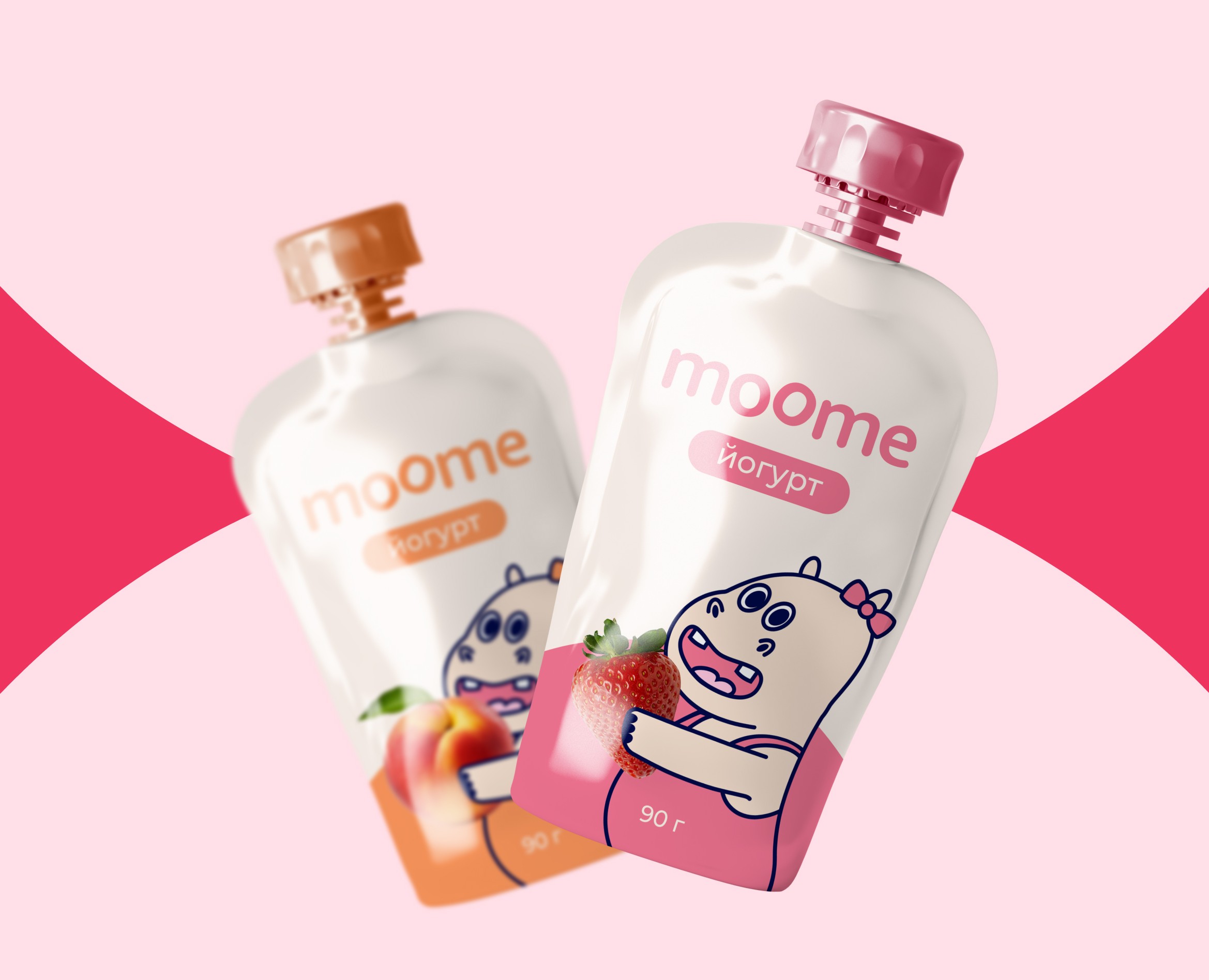 moome — детская молочная продукция — Брендинг, Анимация на Dprofile