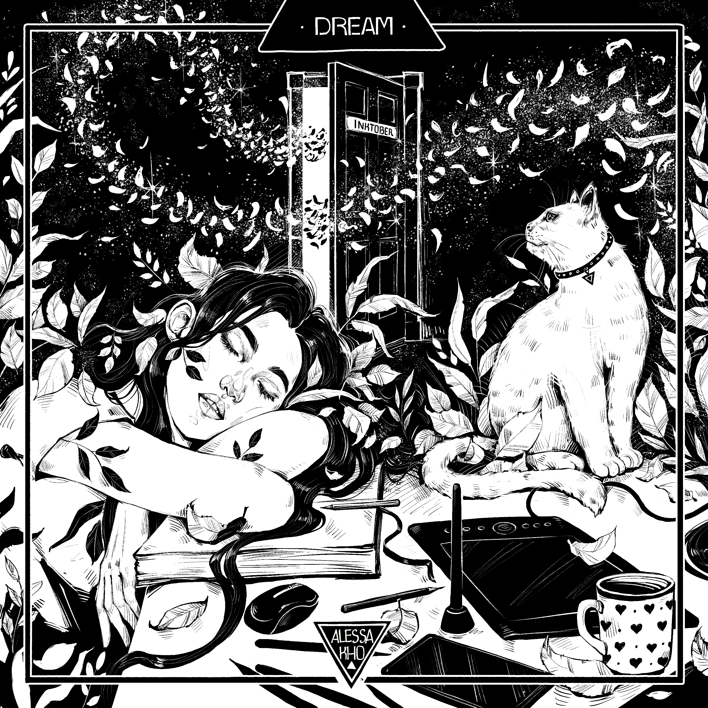 Inktober 2023 — Изображение №1 — Иллюстрация, Графика на Dprofile