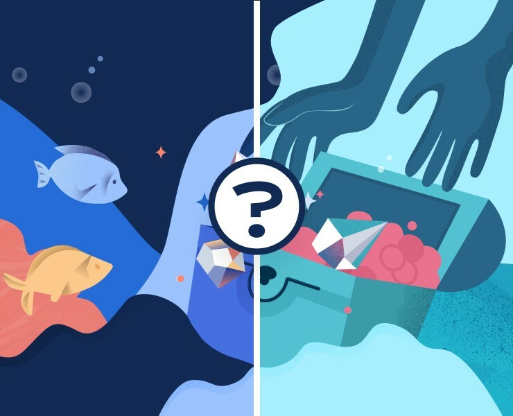 Какой вариант лучше? — Иллюстрация на Dprofile