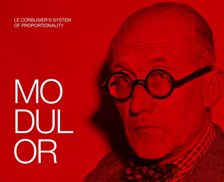 Le Carbusier's system of proportioning — landing page — Интерфейсы на Dprofile