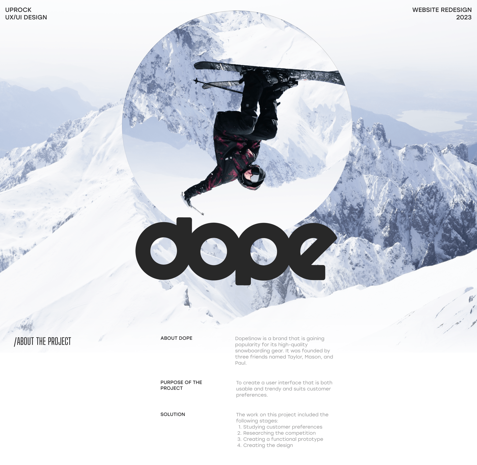 DOPE|Redesign concept|E-commerce — Изображение №1 — Интерфейсы на Dprofile