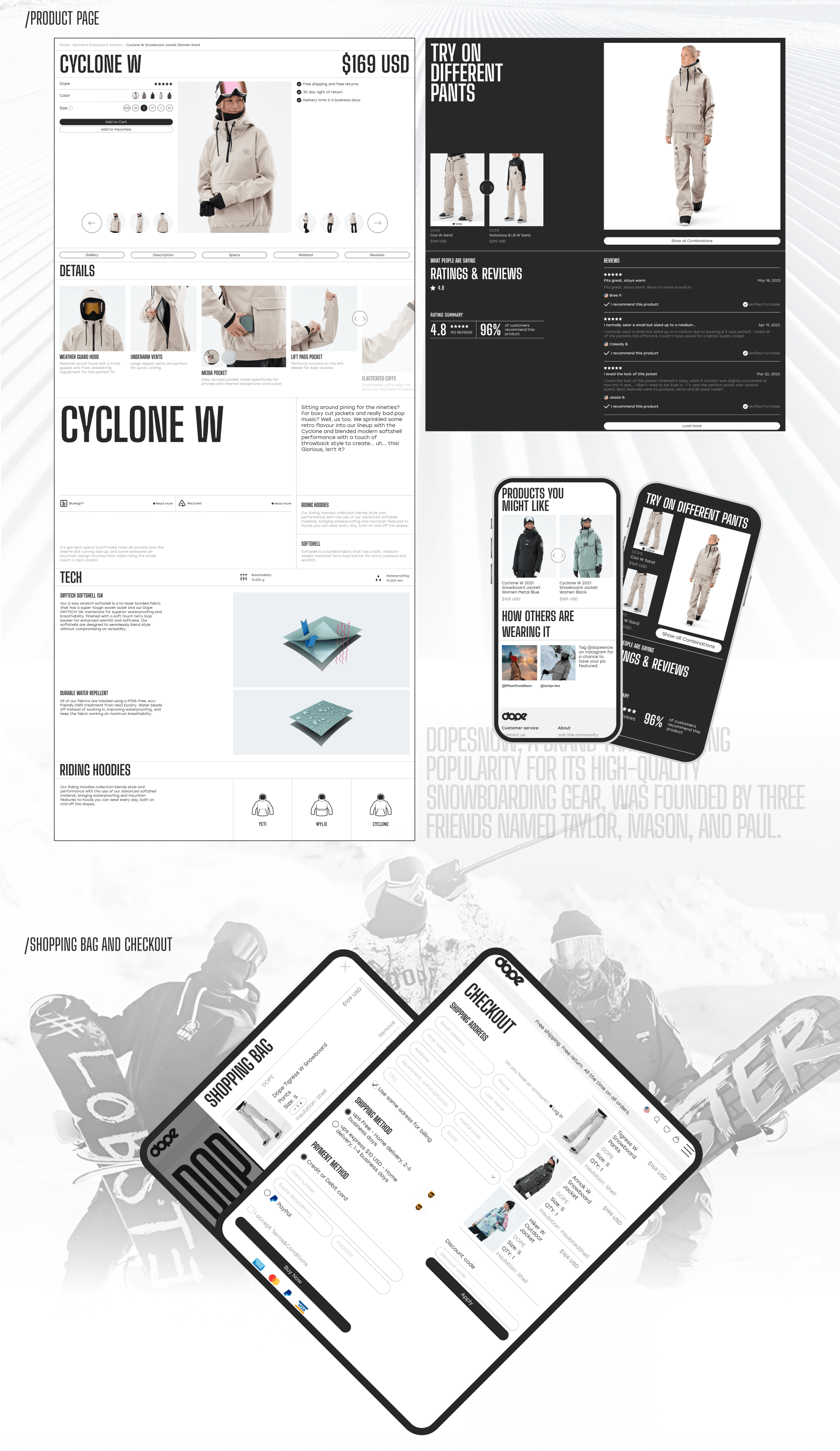 DOPE|Redesign concept|E-commerce — Изображение №6 — Интерфейсы на Dprofile