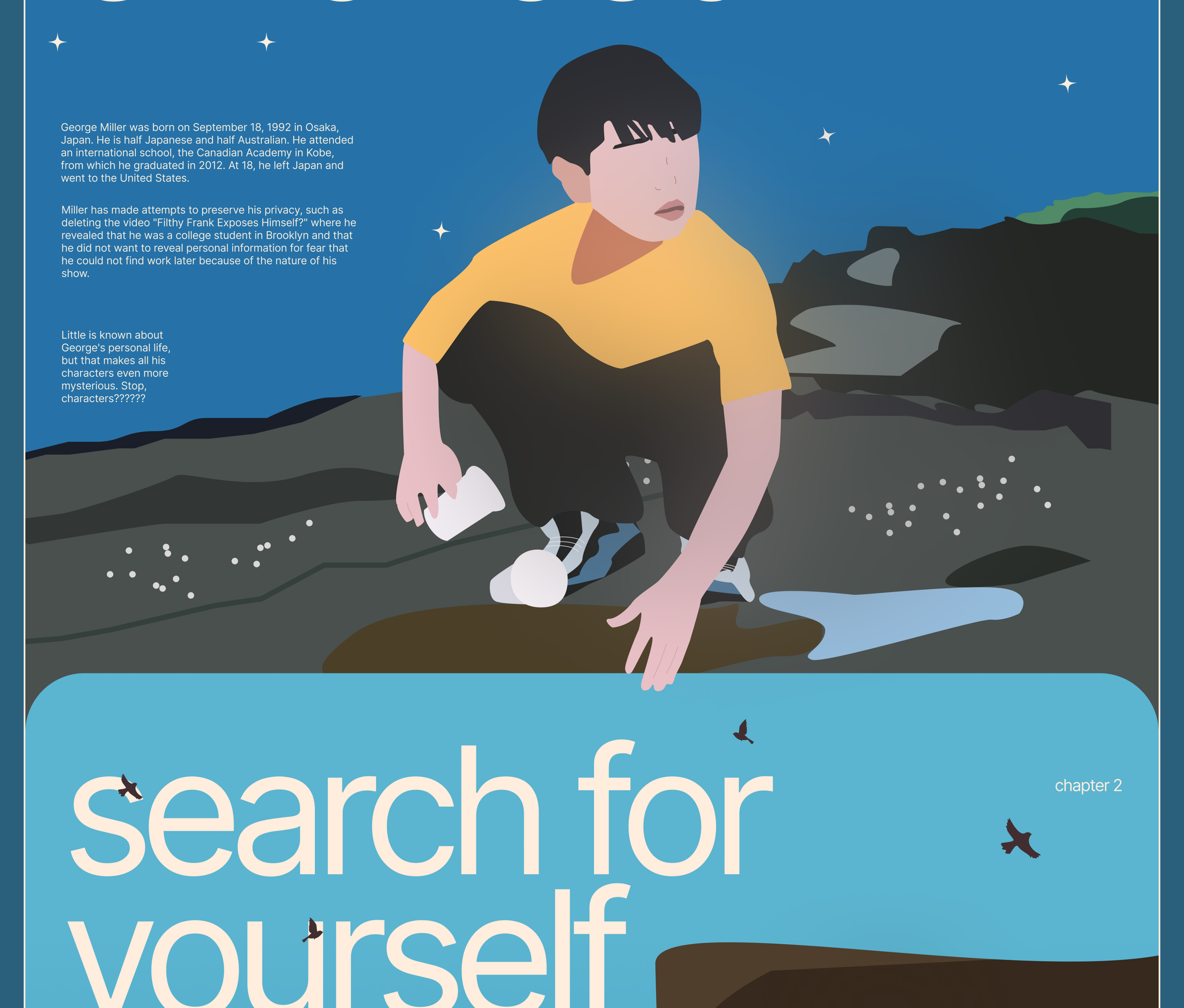 longread about joji — Изображение №5 — Интерфейсы, Иллюстрация на Dprofile