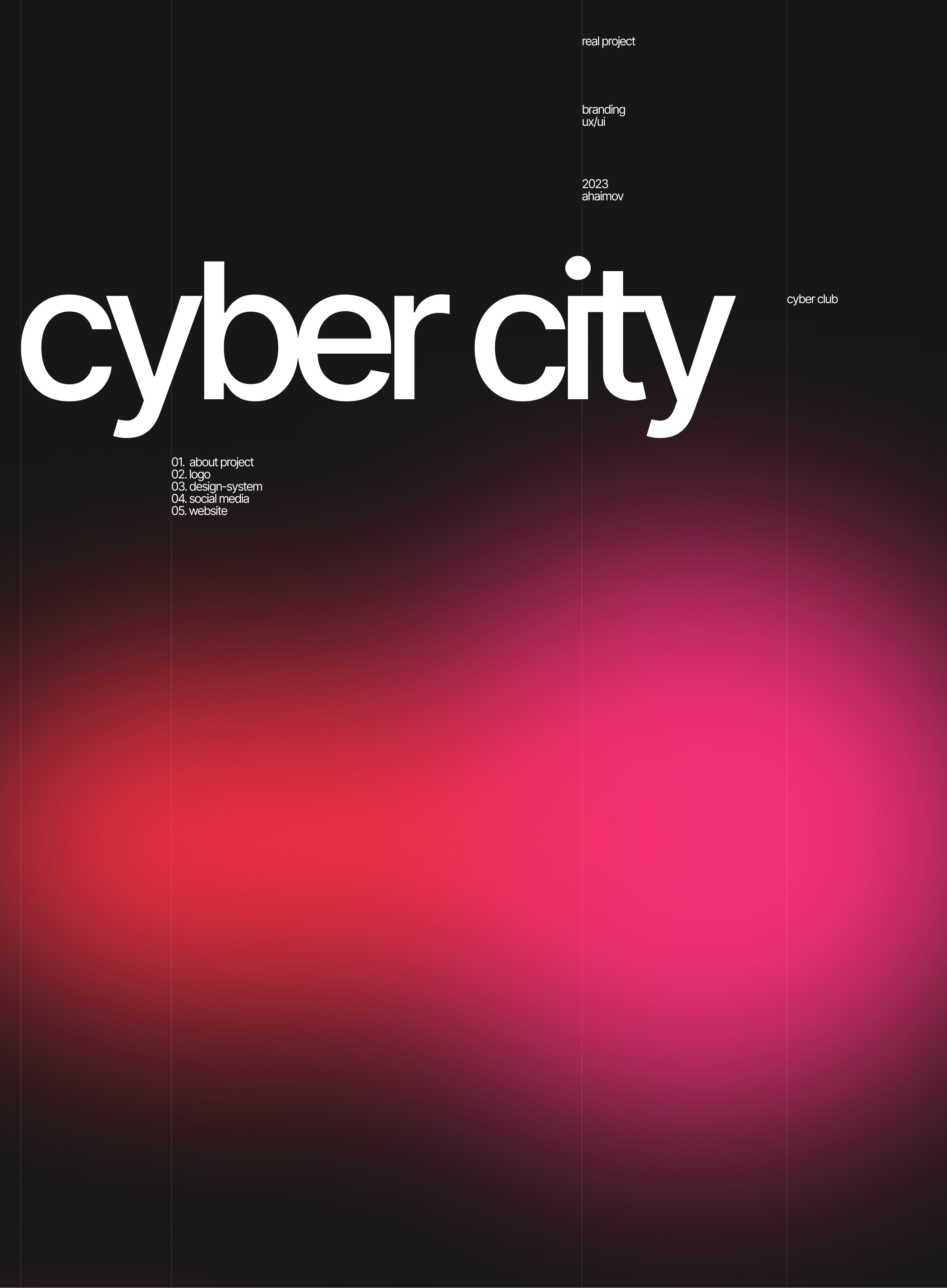 cyber city — Изображение №1 — Интерфейсы, Брендинг на Dprofile