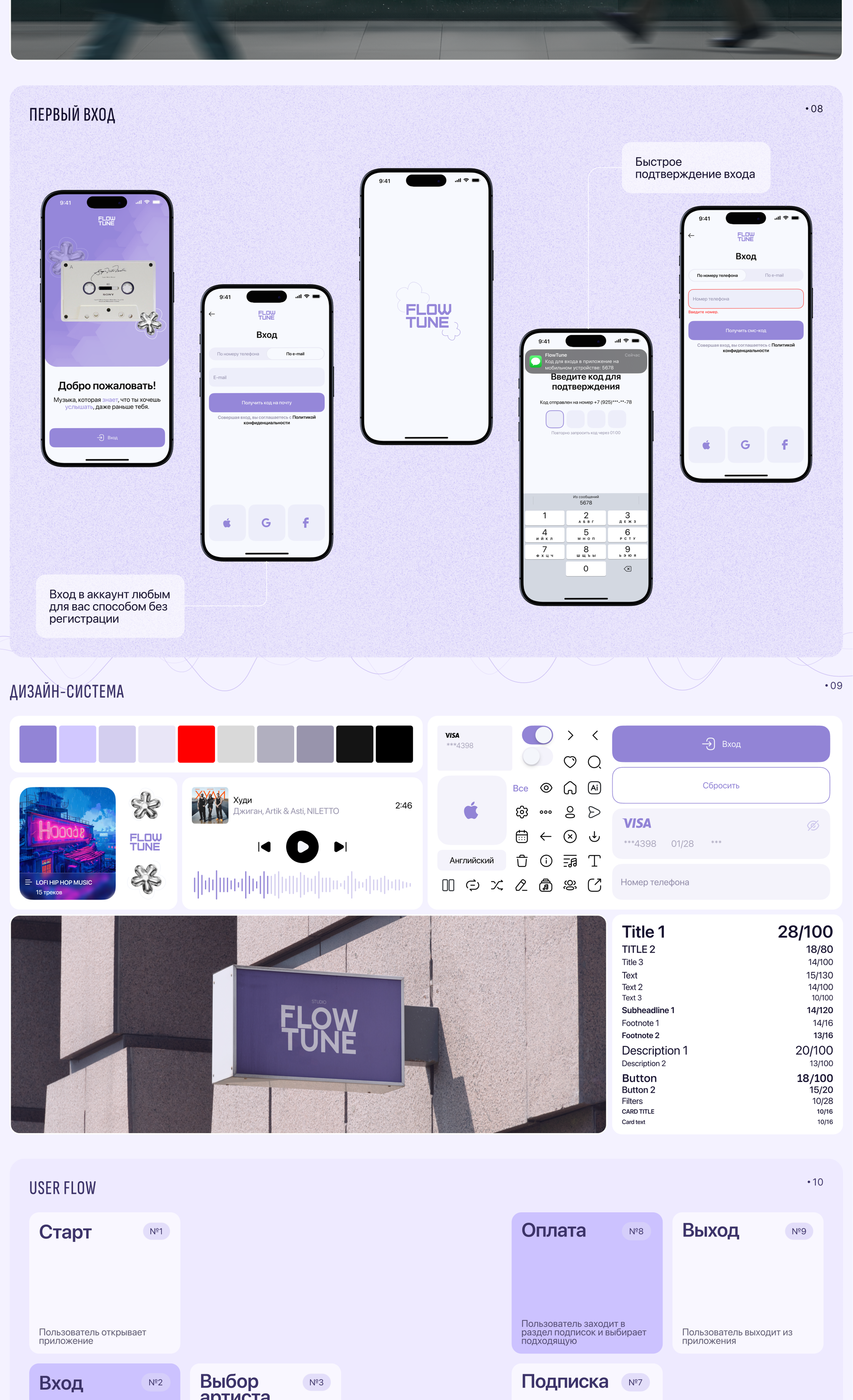 Mobile App | FlowTune — Изображение №5 — Интерфейсы на Dprofile