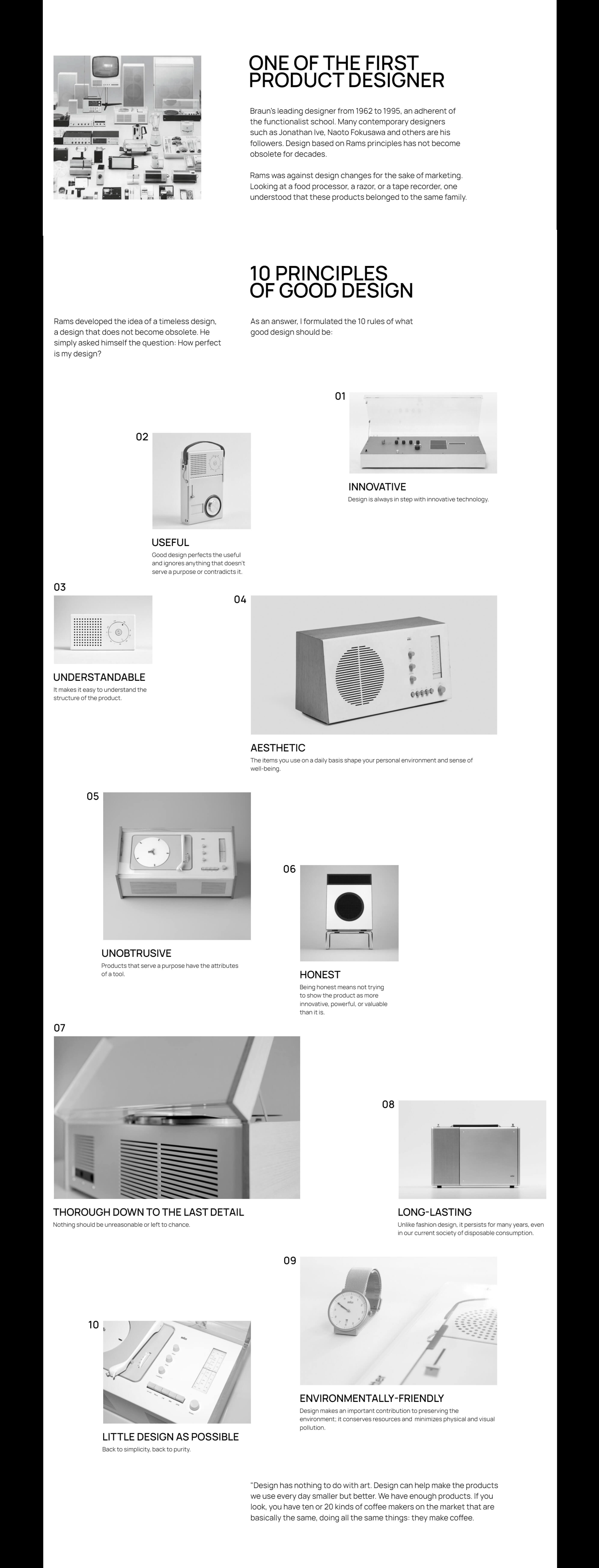 10 principles by Dieter Rams — Изображение №3 — Интерфейсы на Dprofile