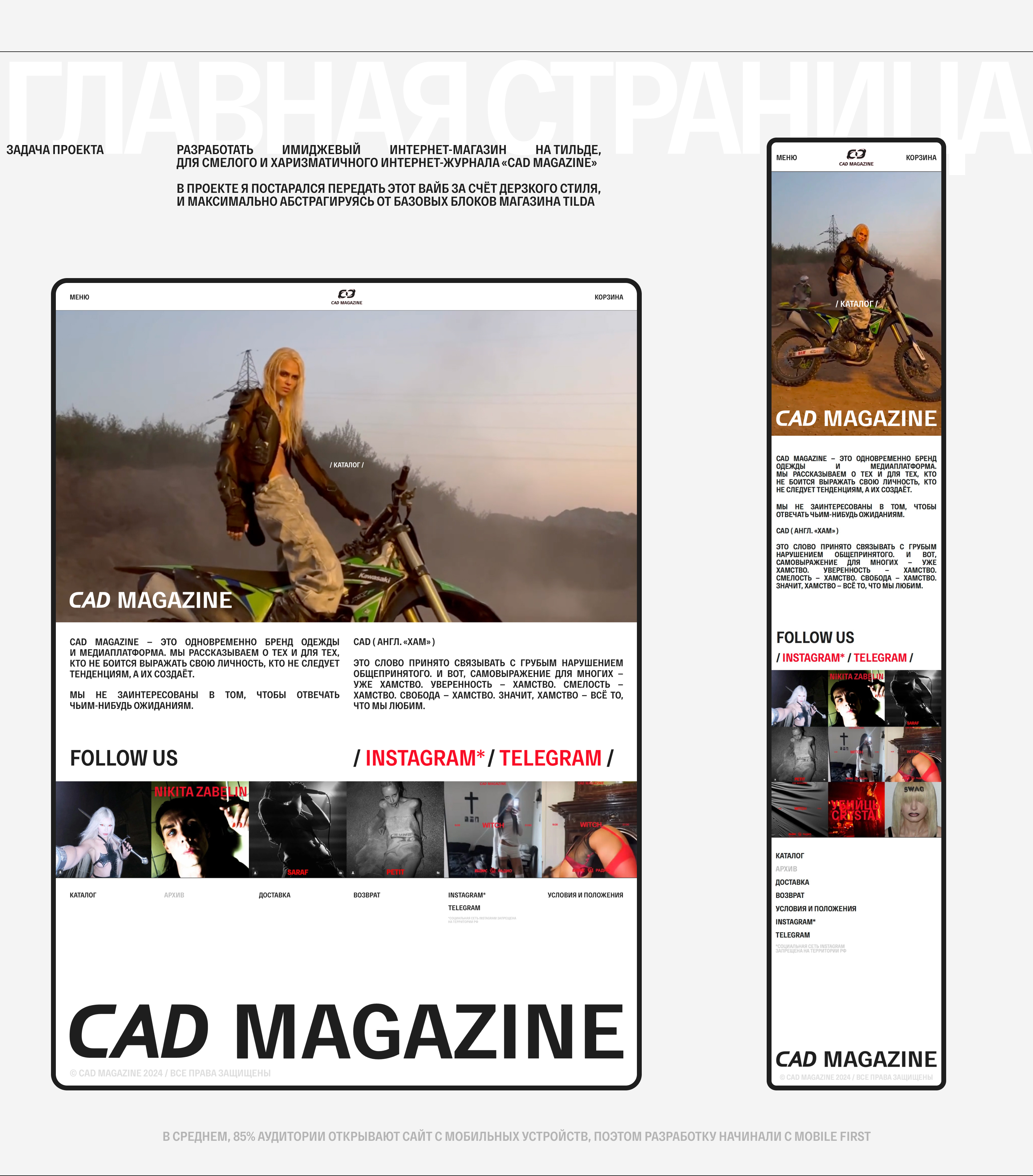 CADMAGAZINE STORE — Изображение №2 — Интерфейсы на Dprofile