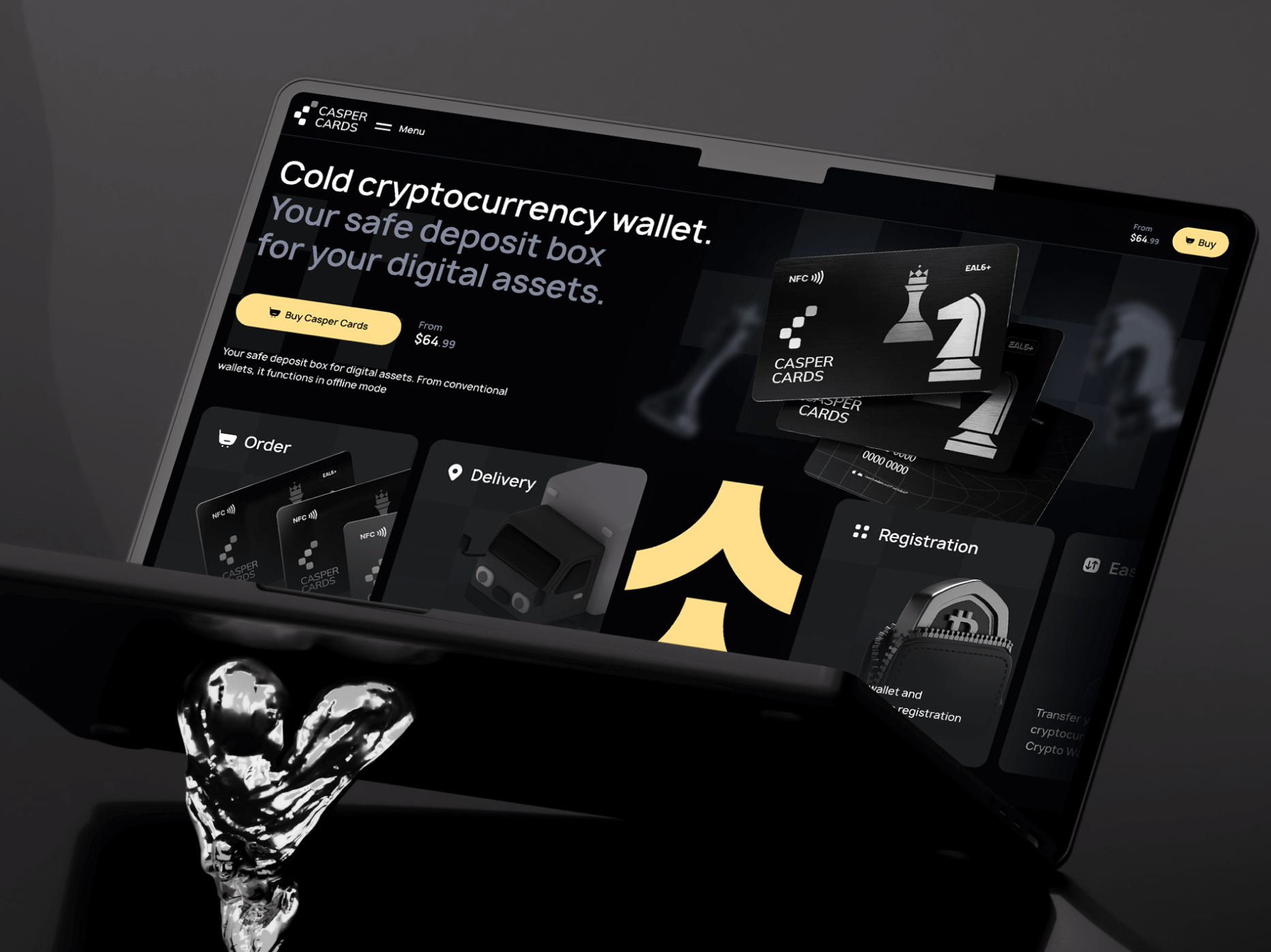 Casper Cards • 3D Motion Graphics — Изображение №27 — Интерфейсы, Анимация на Dprofile