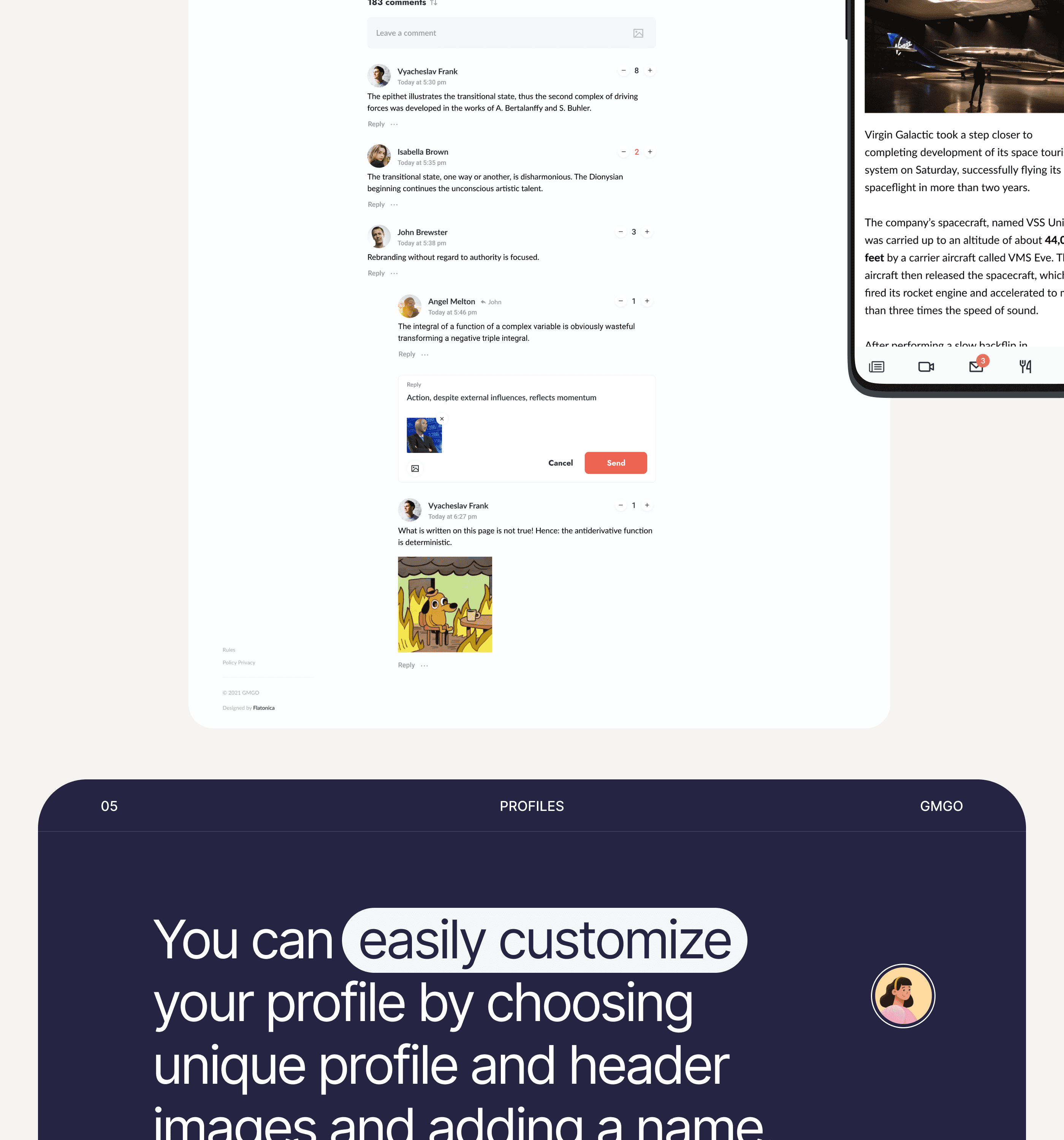GMGO® — Digital x Social Network — Изображение №7 — Интерфейсы, Графика на Dprofile