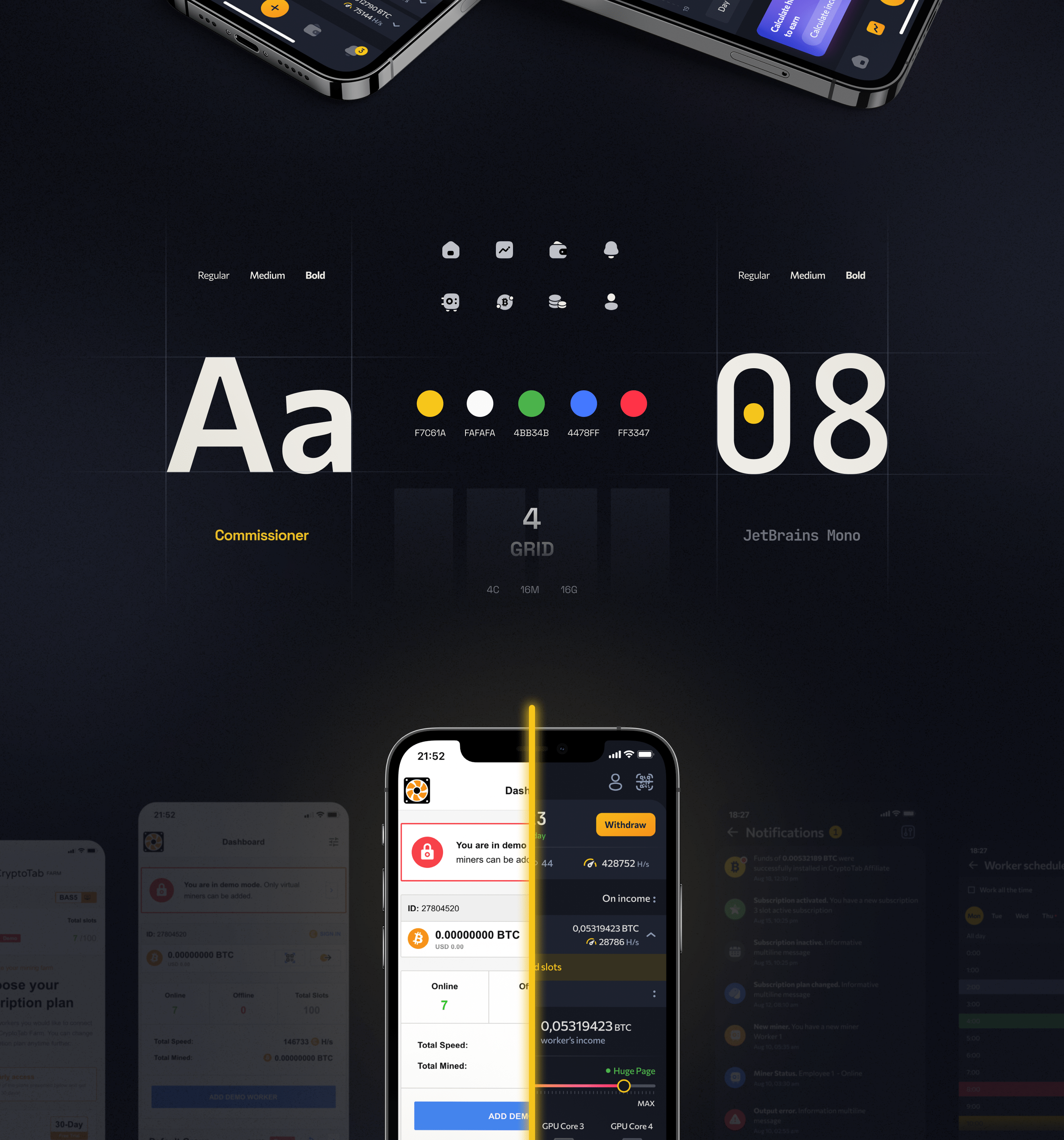 CryptoTab Farm Redesign — Изображение №3 — Интерфейсы на Dprofile