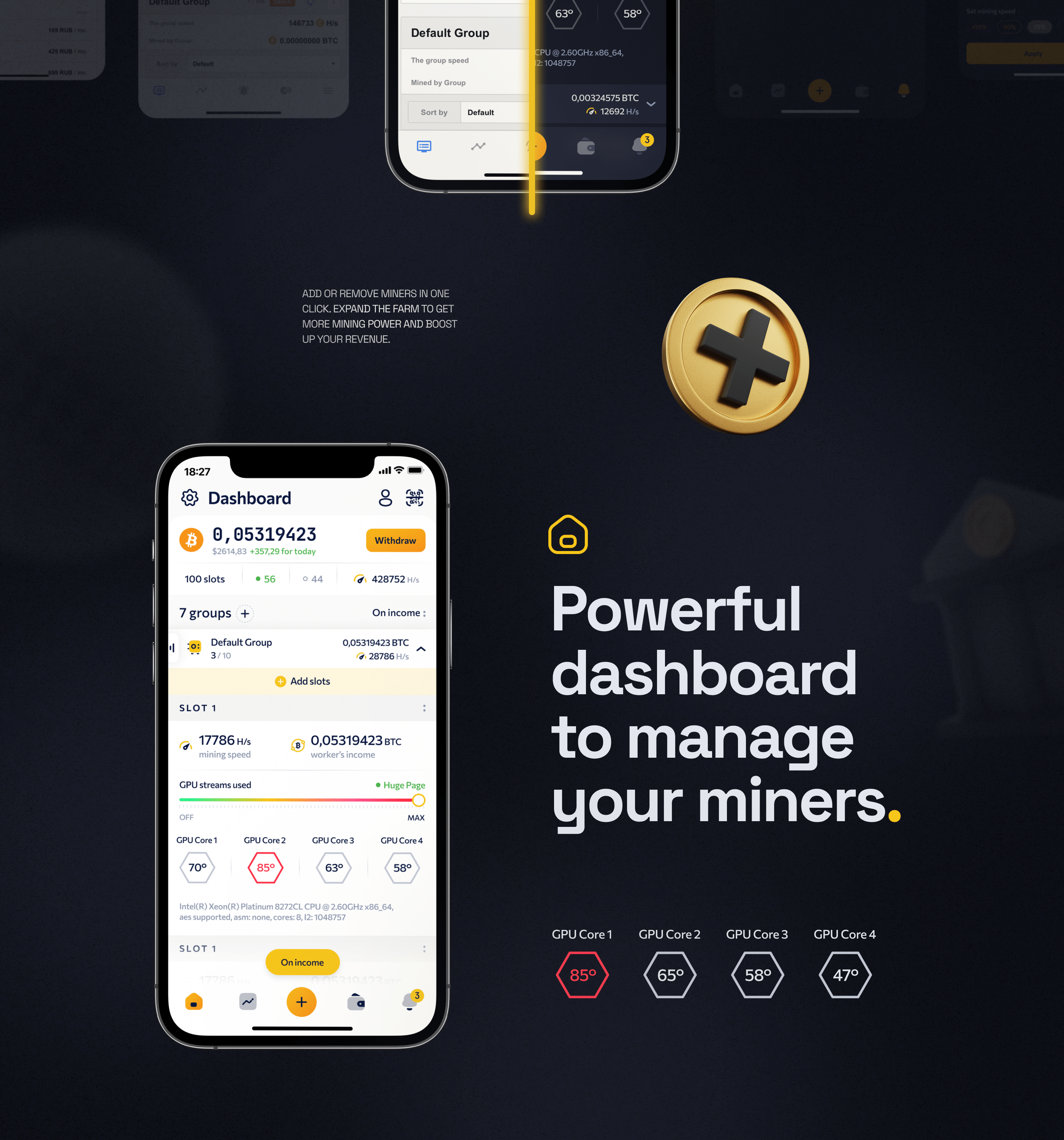 CryptoTab Farm Redesign — Изображение №4 — Интерфейсы на Dprofile