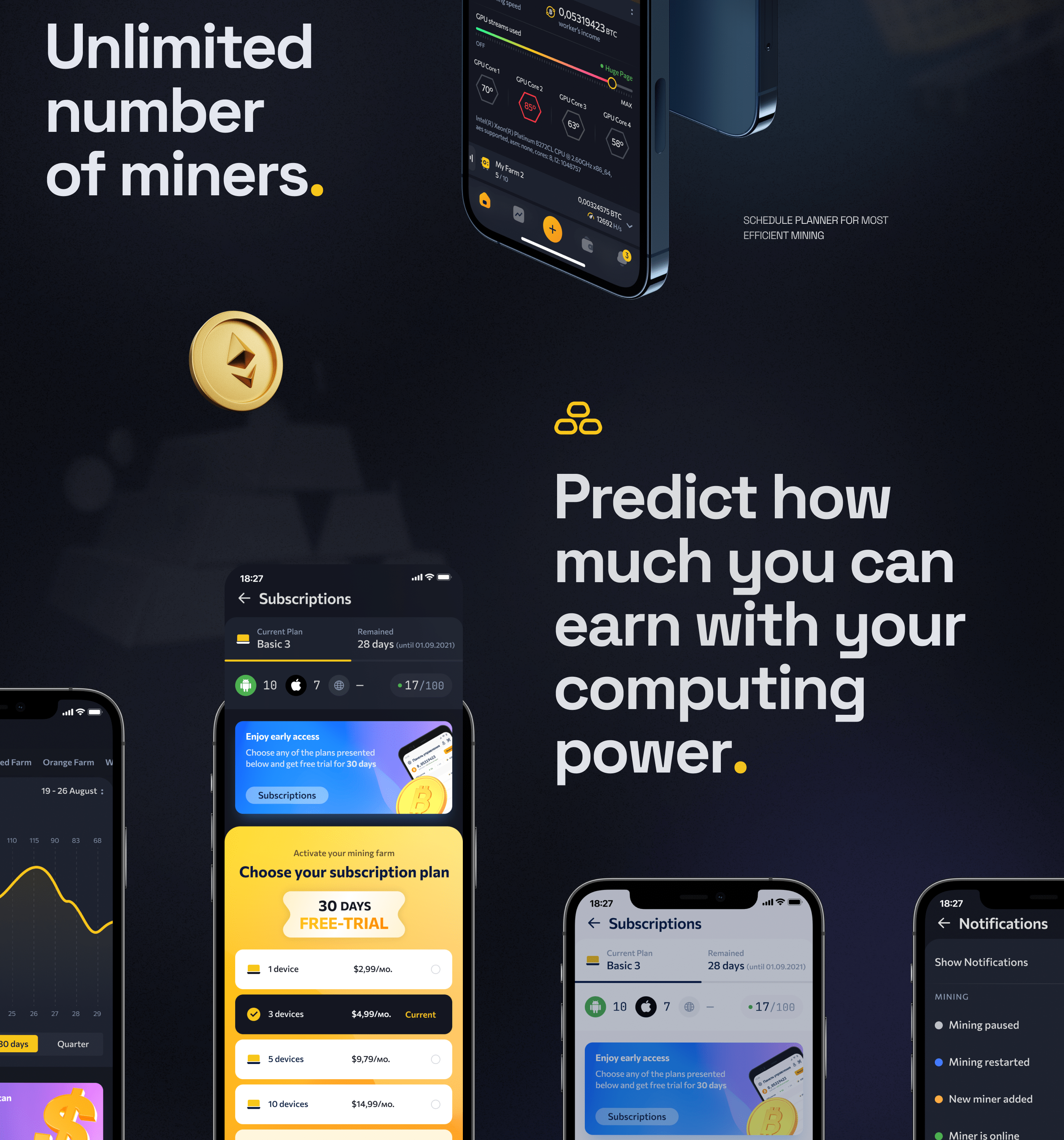 CryptoTab Farm Redesign — Изображение №11 — Интерфейсы на Dprofile