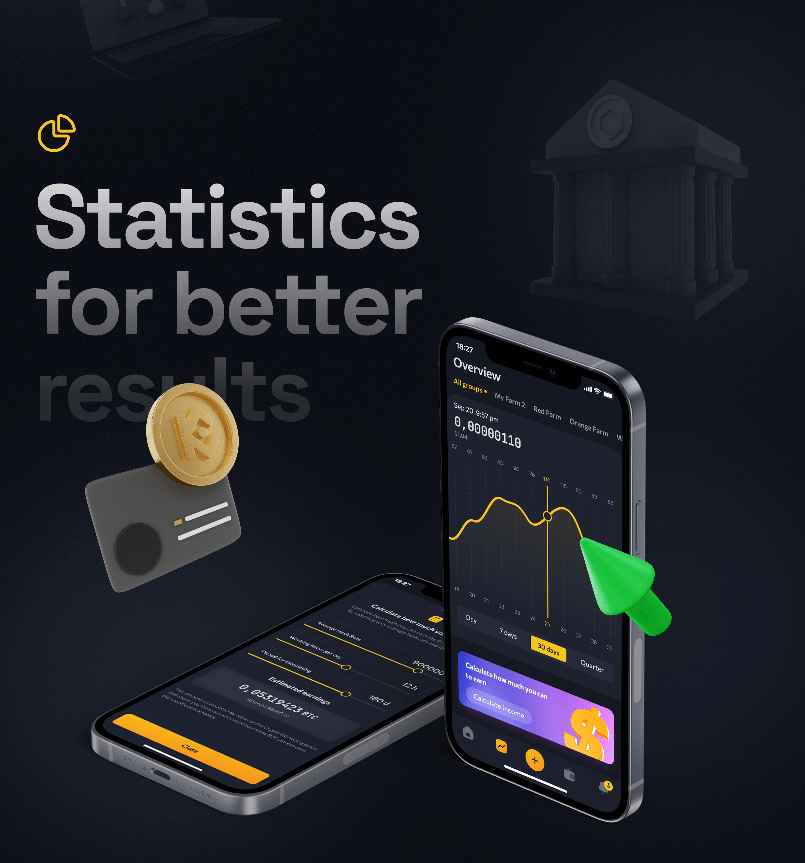 CryptoTab Farm Redesign — Изображение №8 — Интерфейсы на Dprofile