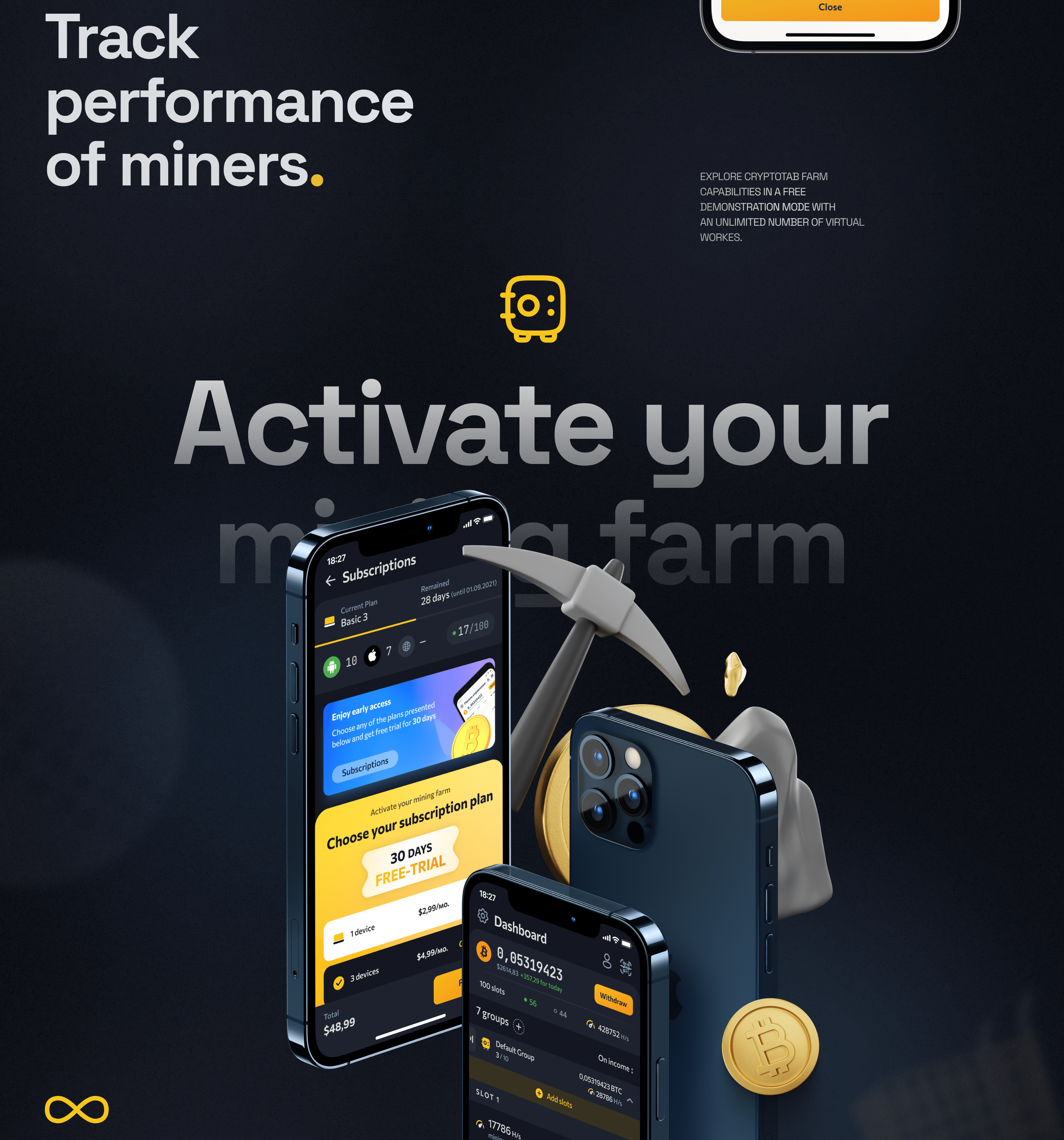 CryptoTab Farm Redesign — Изображение №10 — Интерфейсы на Dprofile