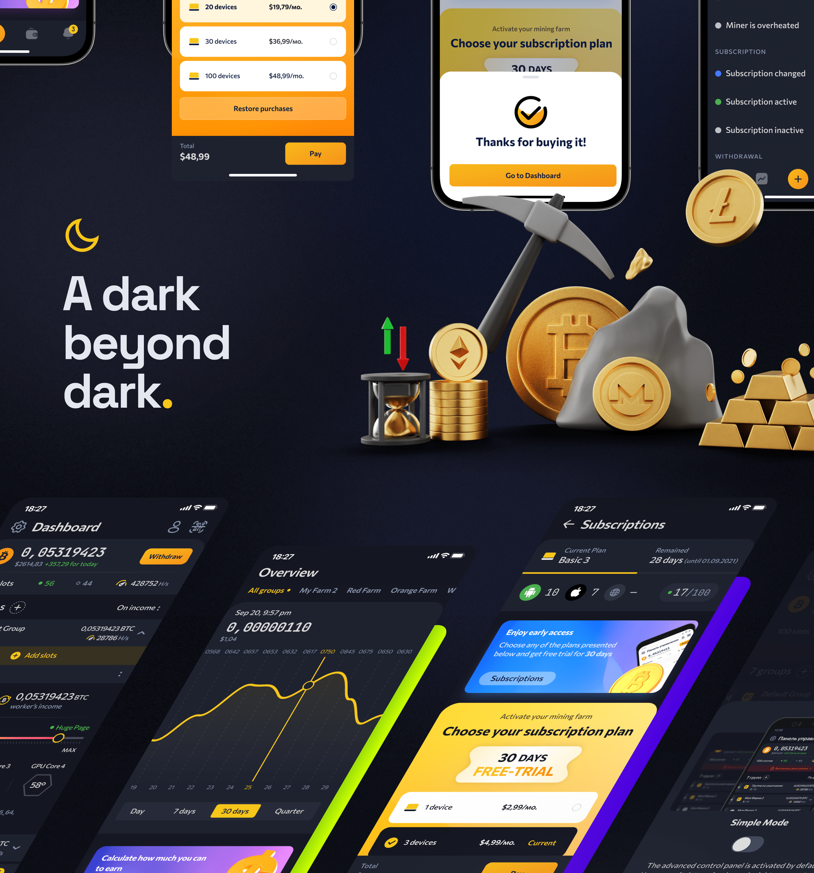 CryptoTab Farm Redesign — Изображение №12 — Интерфейсы на Dprofile