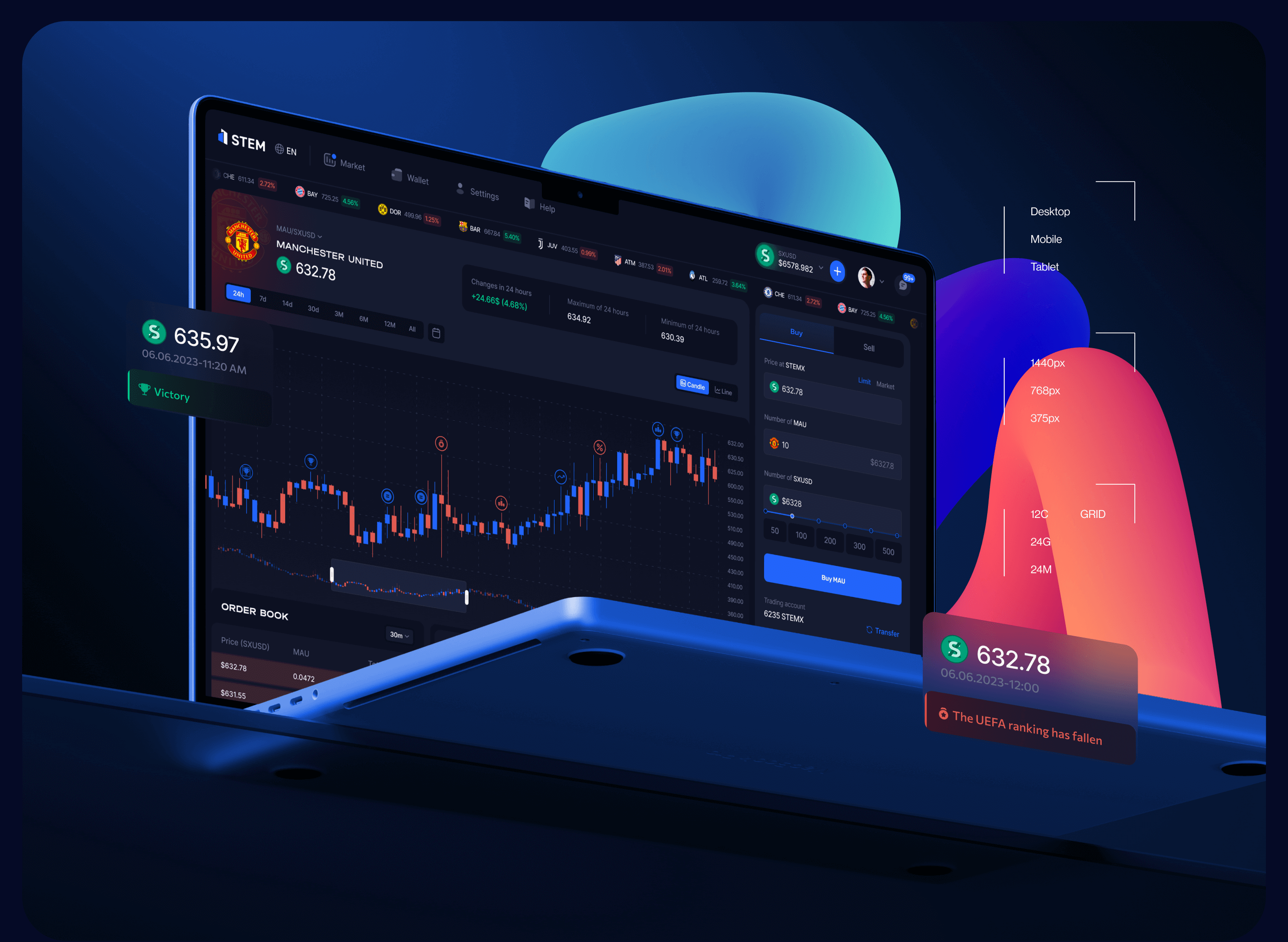 Stem® Redesign — Изображение №2 — Интерфейсы, Иллюстрация на Dprofile