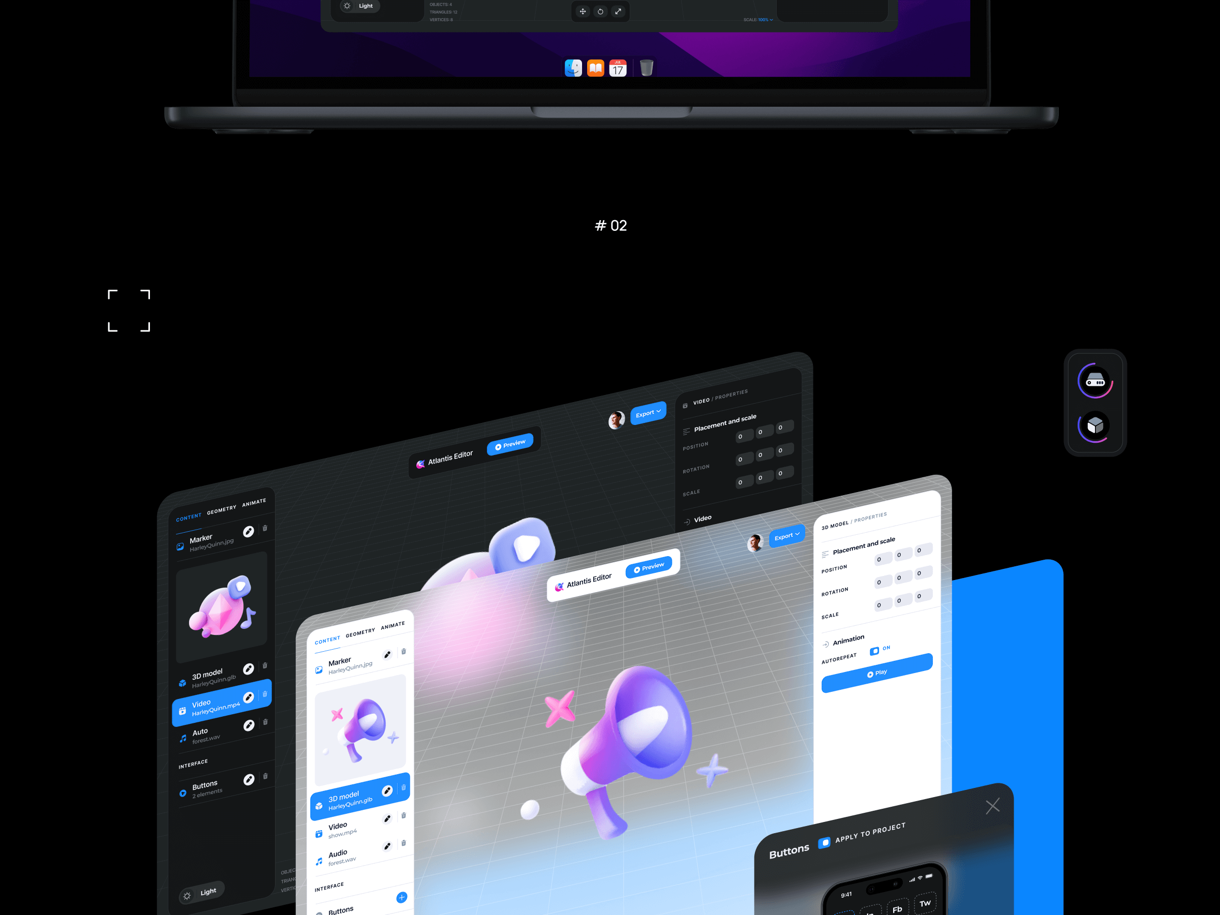 Atlantis AR® Platform — Изображение №14 — Интерфейсы, Графика на Dprofile