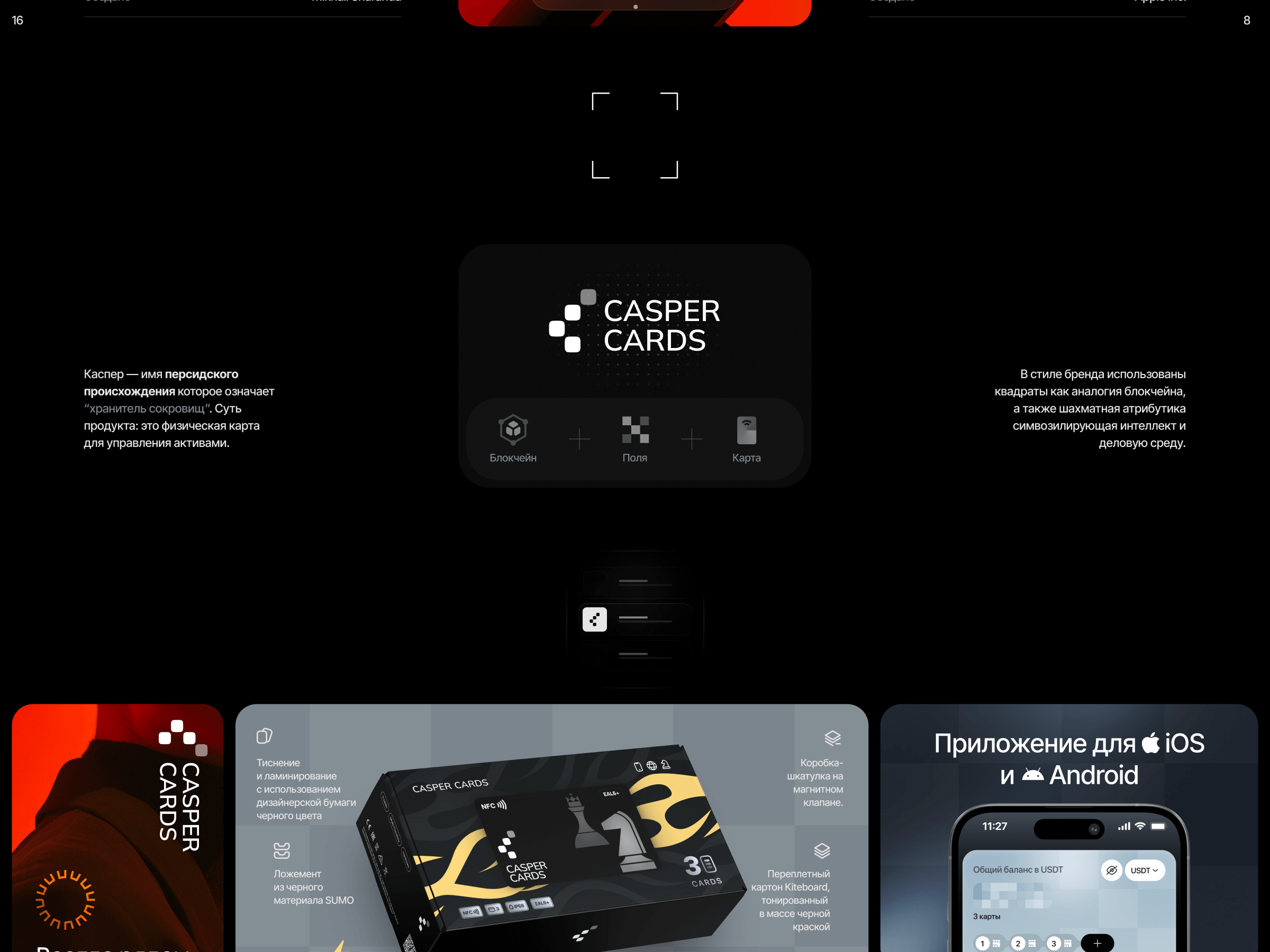 Casper® Cards — Изображение №4 — Интерфейсы, Брендинг на Dprofile