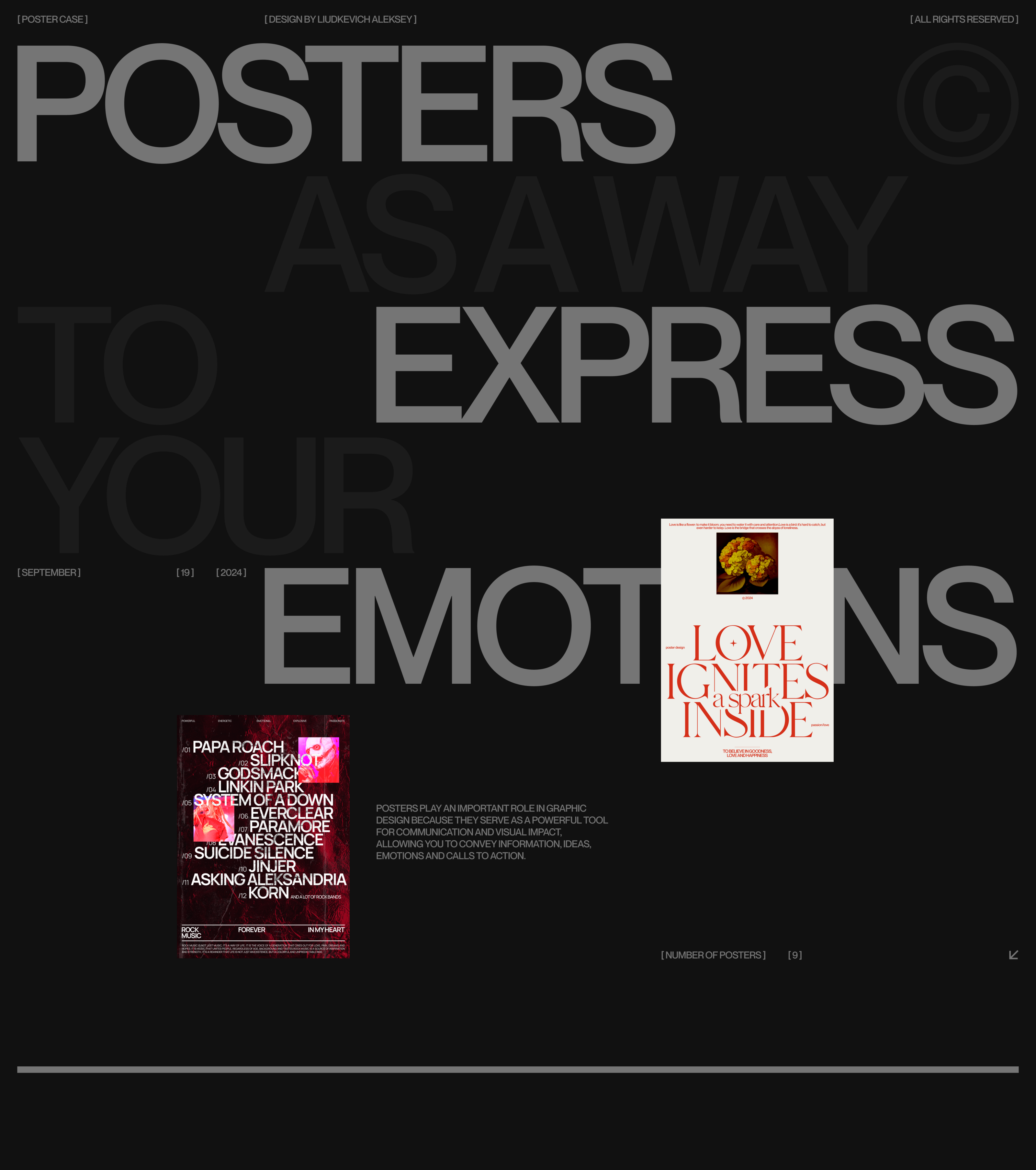 POSTERS | GRAPHIC DESIGN | 2024 — Изображение №1 — Интерфейсы на Dprofile