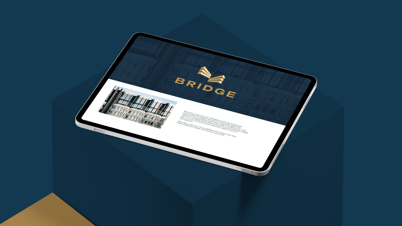 Логотип и фирменный стиль для компании BRIDGE — Изображение №7 — Брендинг на Dprofile