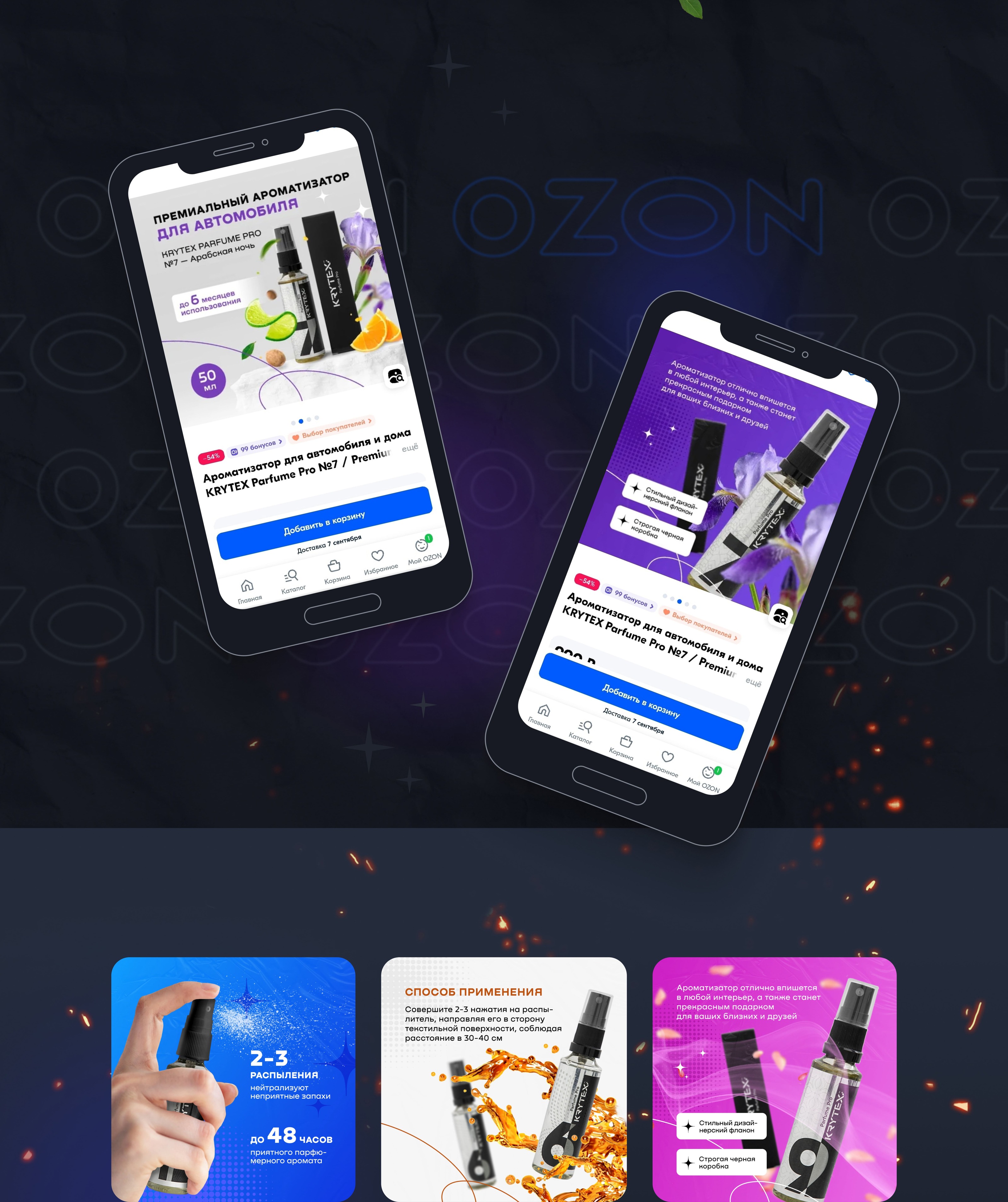 Дизайн карточек товара для OZON — Изображение №3 — Маркетинг на Dprofile