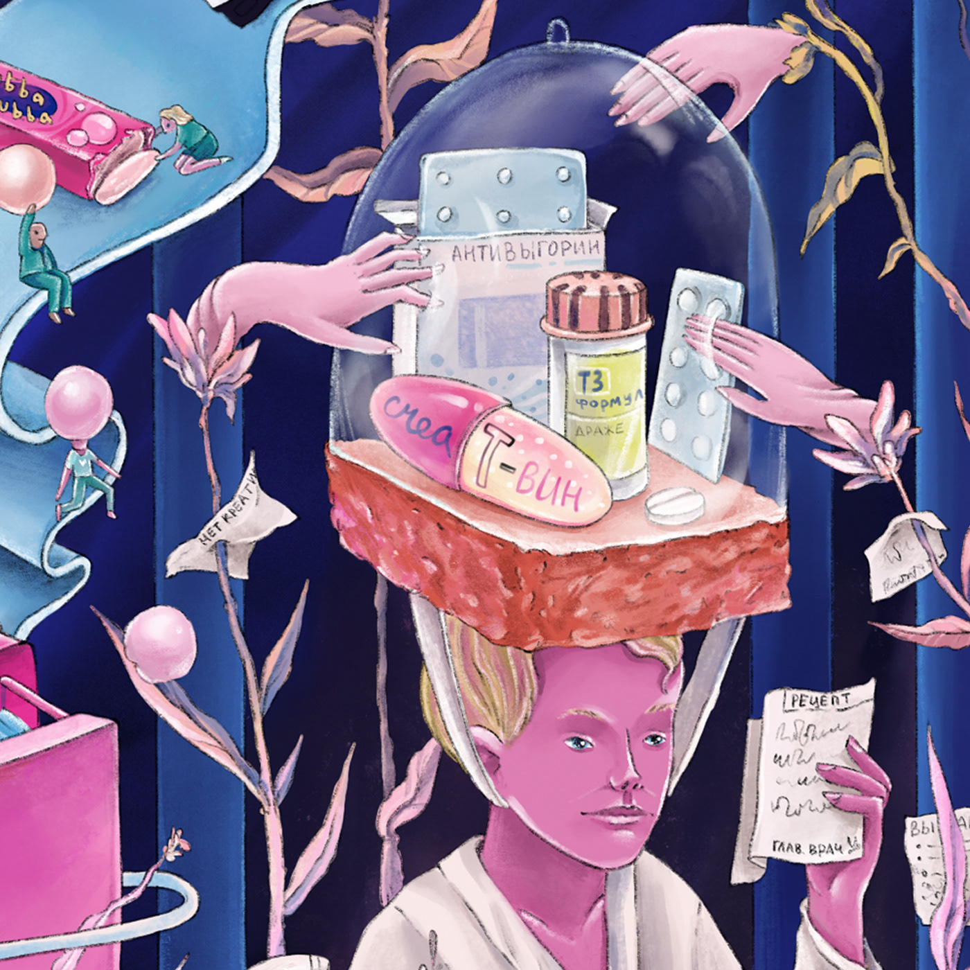 Иллюстрация для агентства Новые Новые Медиа — Изображение №8 — Иллюстрация, Графика на Dprofile