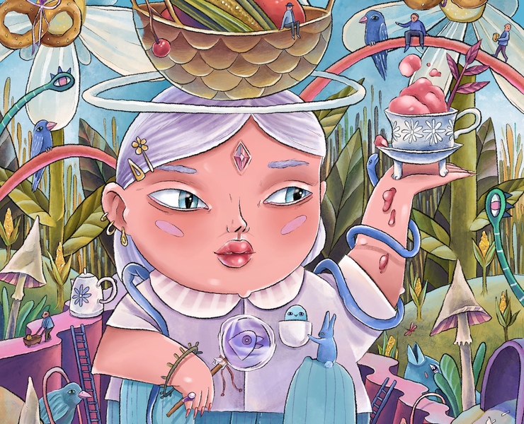 Серия иллюстраций для NFT проекта — Иллюстрация, Графика на Dprofile