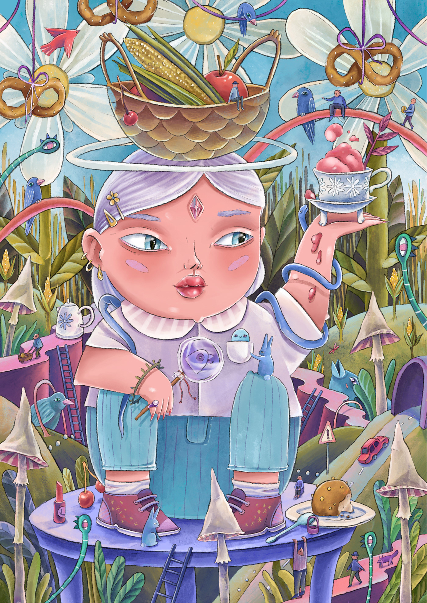 Серия иллюстраций для NFT проекта — Изображение №8 — Иллюстрация, Графика на Dprofile