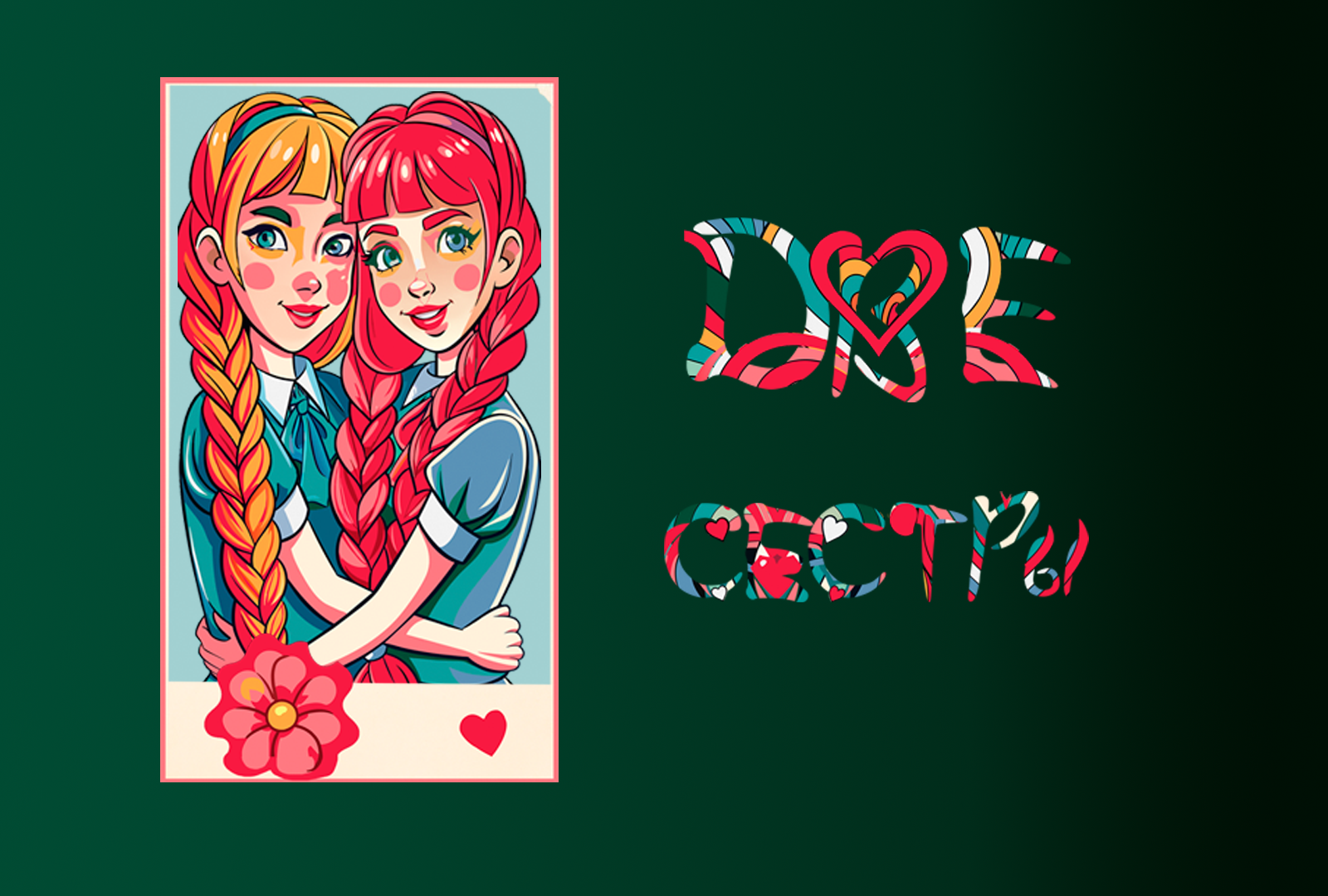 Анимация стихотворения "Две сестры" — Изображение №1 — Иллюстрация, Анимация на Dprofile