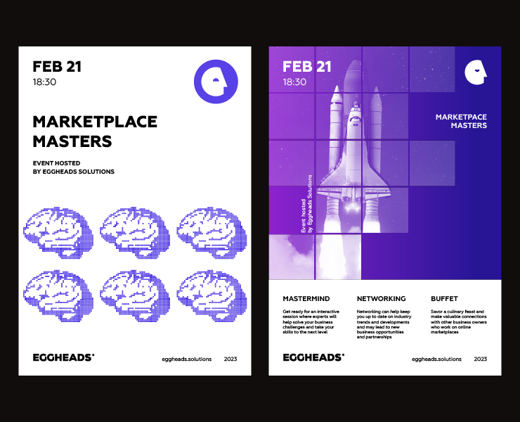 Eggheads: Marketplace management | Brand identity на Dprofile