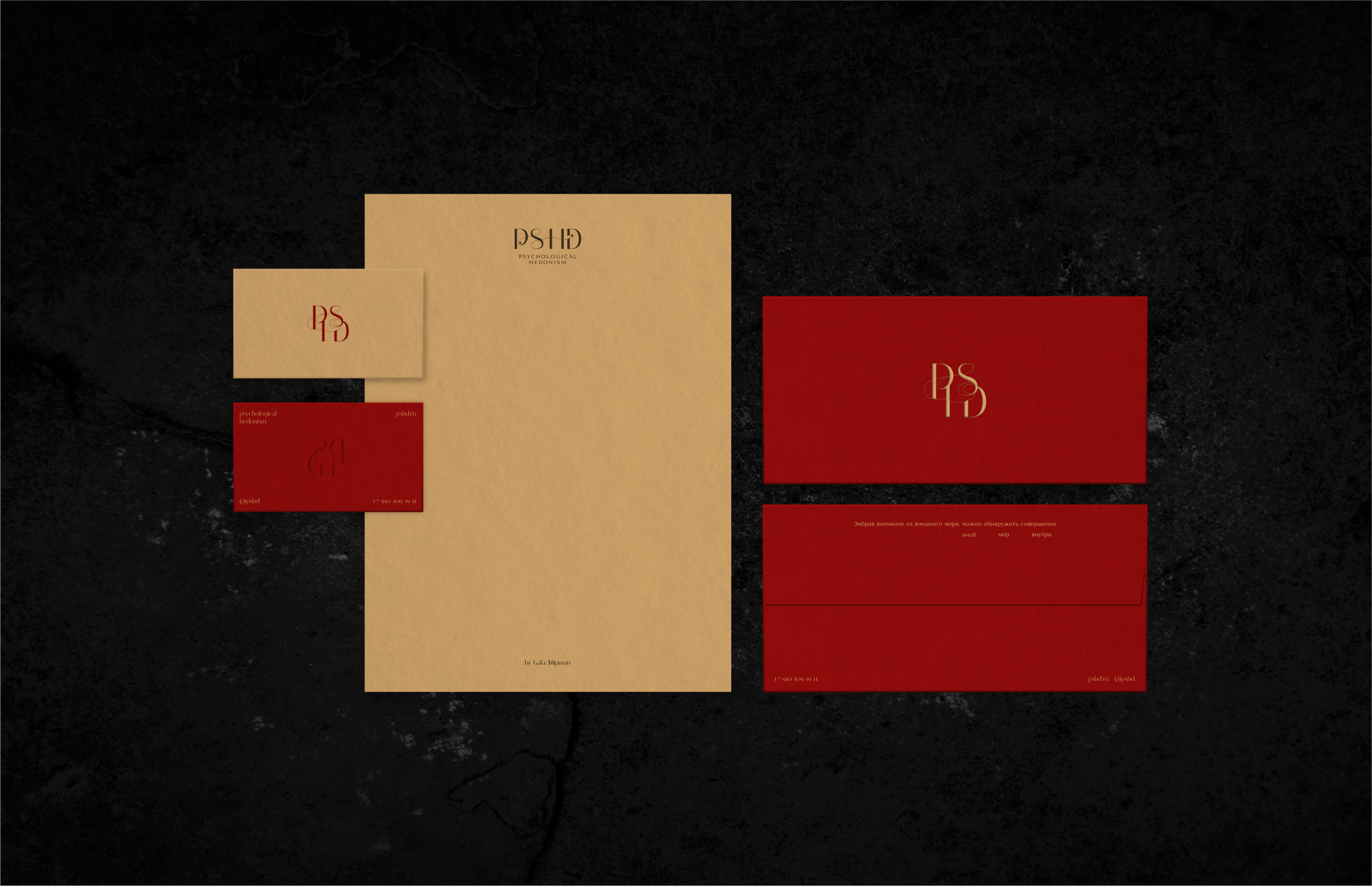 PSYCHOLOGICAL HEDONISM | PSHD | brand identity — Изображение №6 — Брендинг, Графика на Dprofile