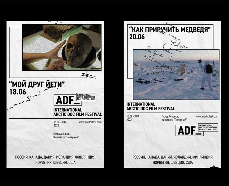 Arctic Documentary Film Festival. Айдентика — Брендинг, Графика на Dprofile